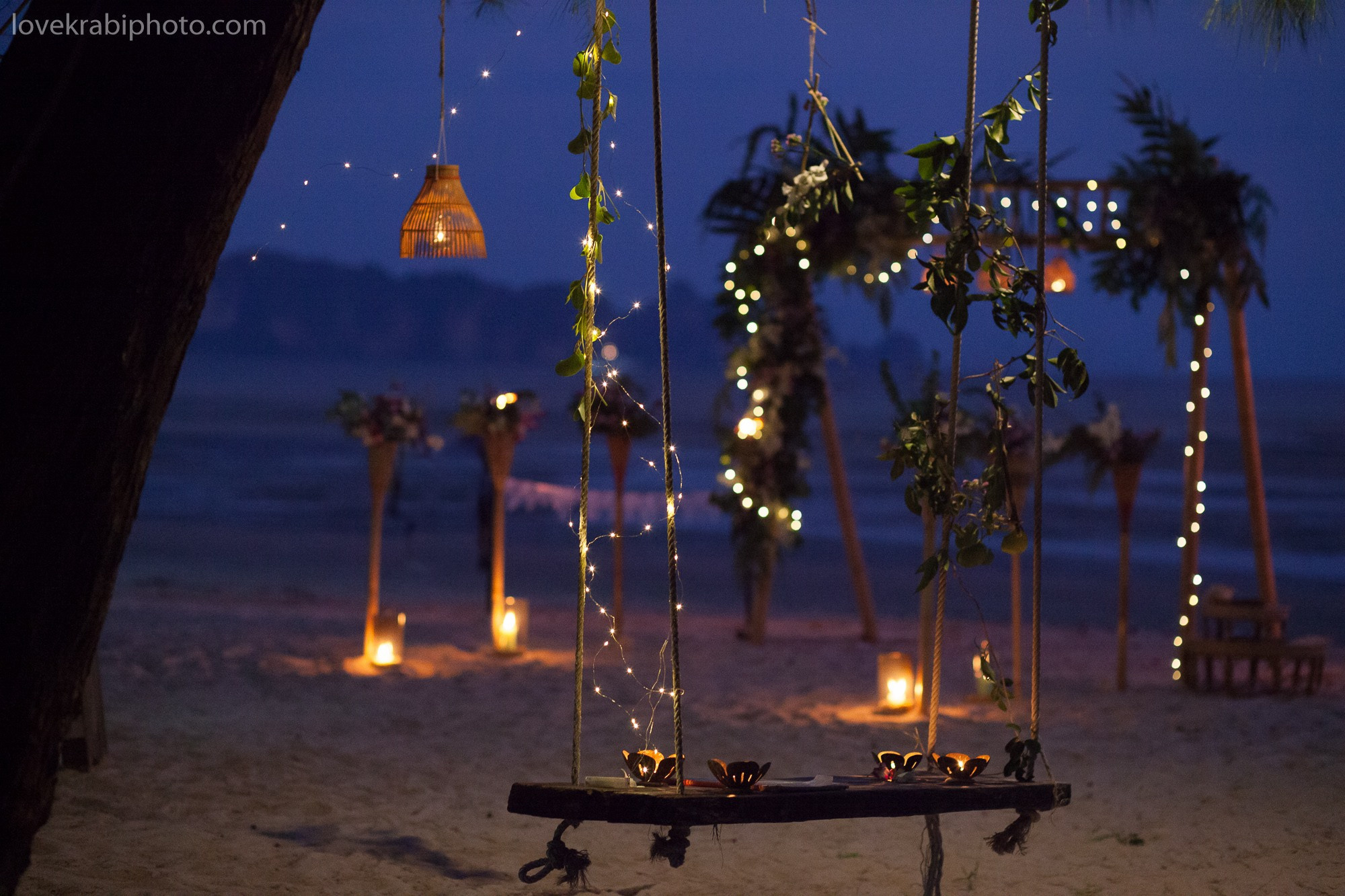 Wedding Ceremony Set up in Krabi Thailand. Photography & Events Thailand Krabi