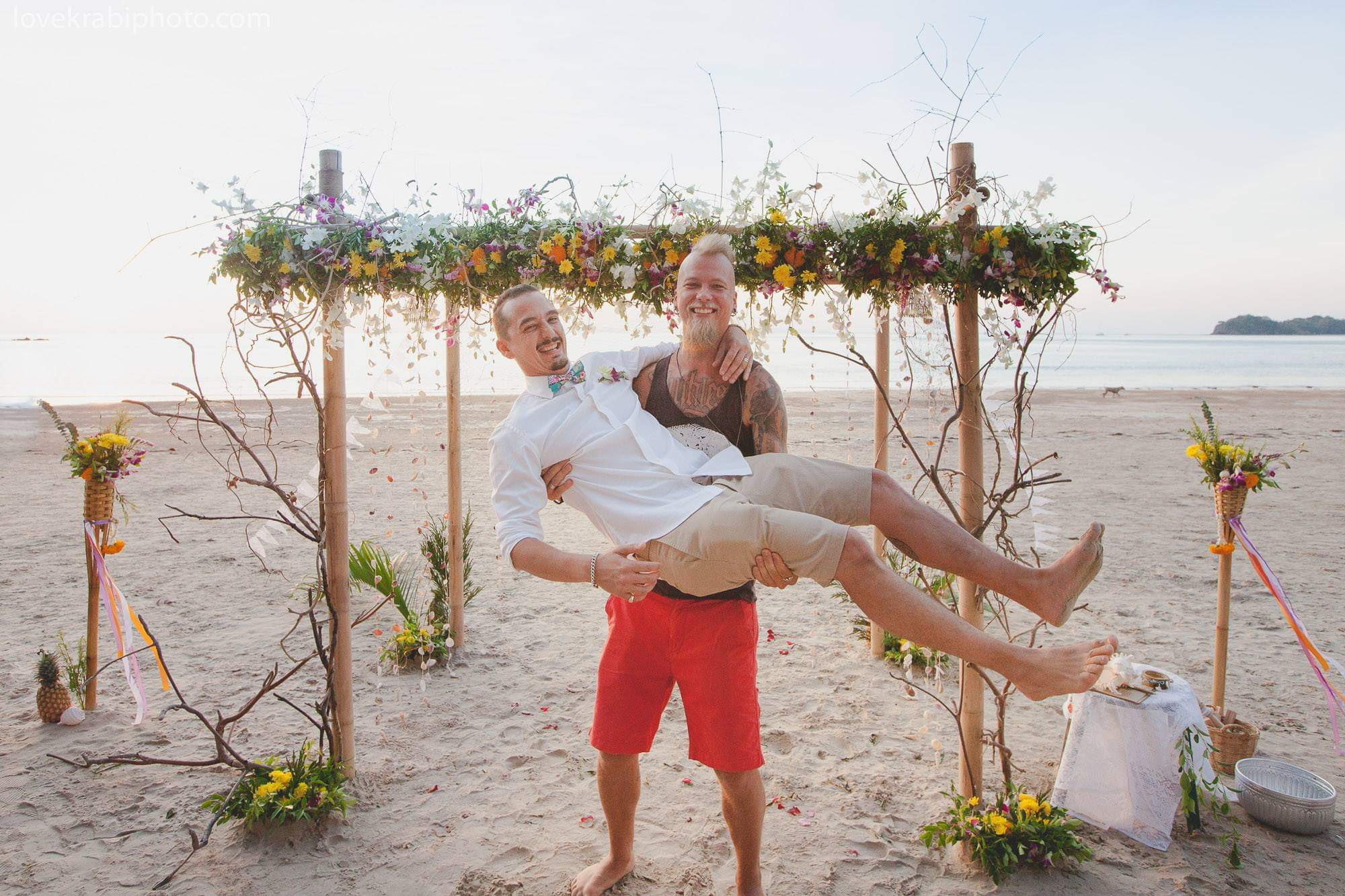 Wedding Ceremony Set up in Krabi Thailand. Photography & Events Thailand Krabi