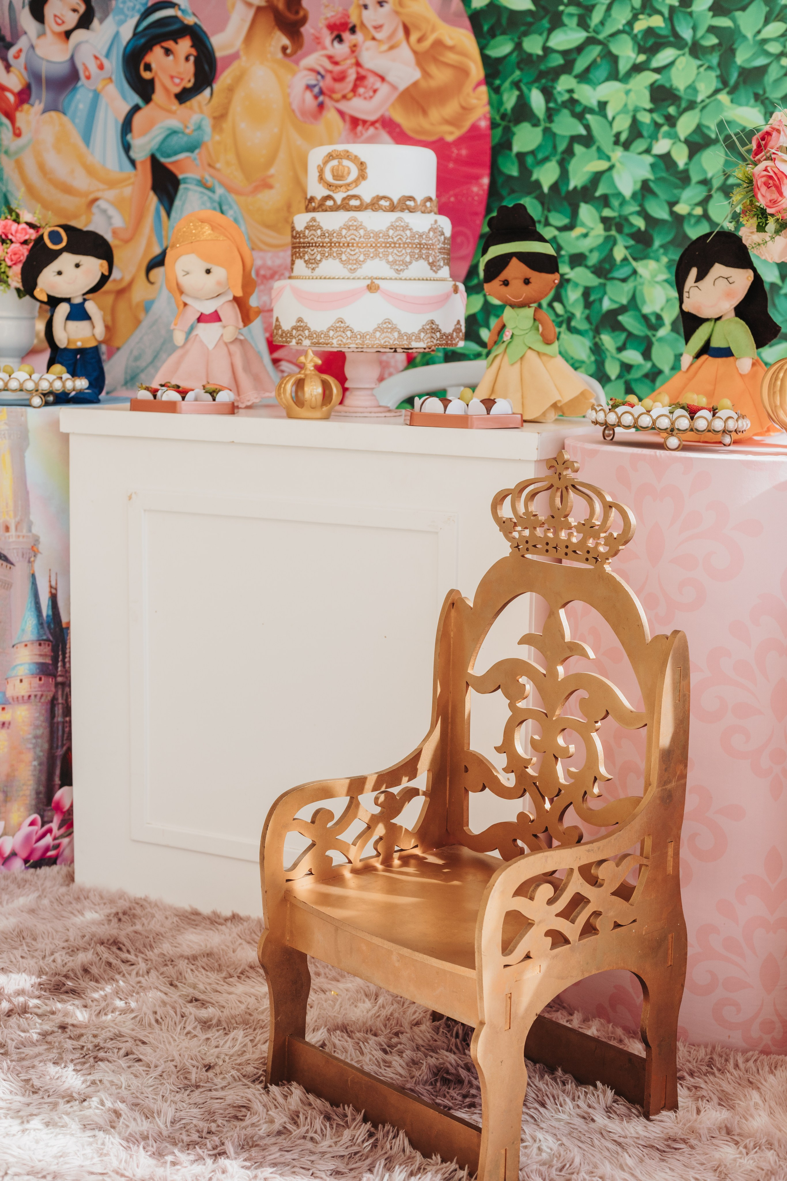 Aniversário infantil princesas, em Palhoça, Santa Catarina.