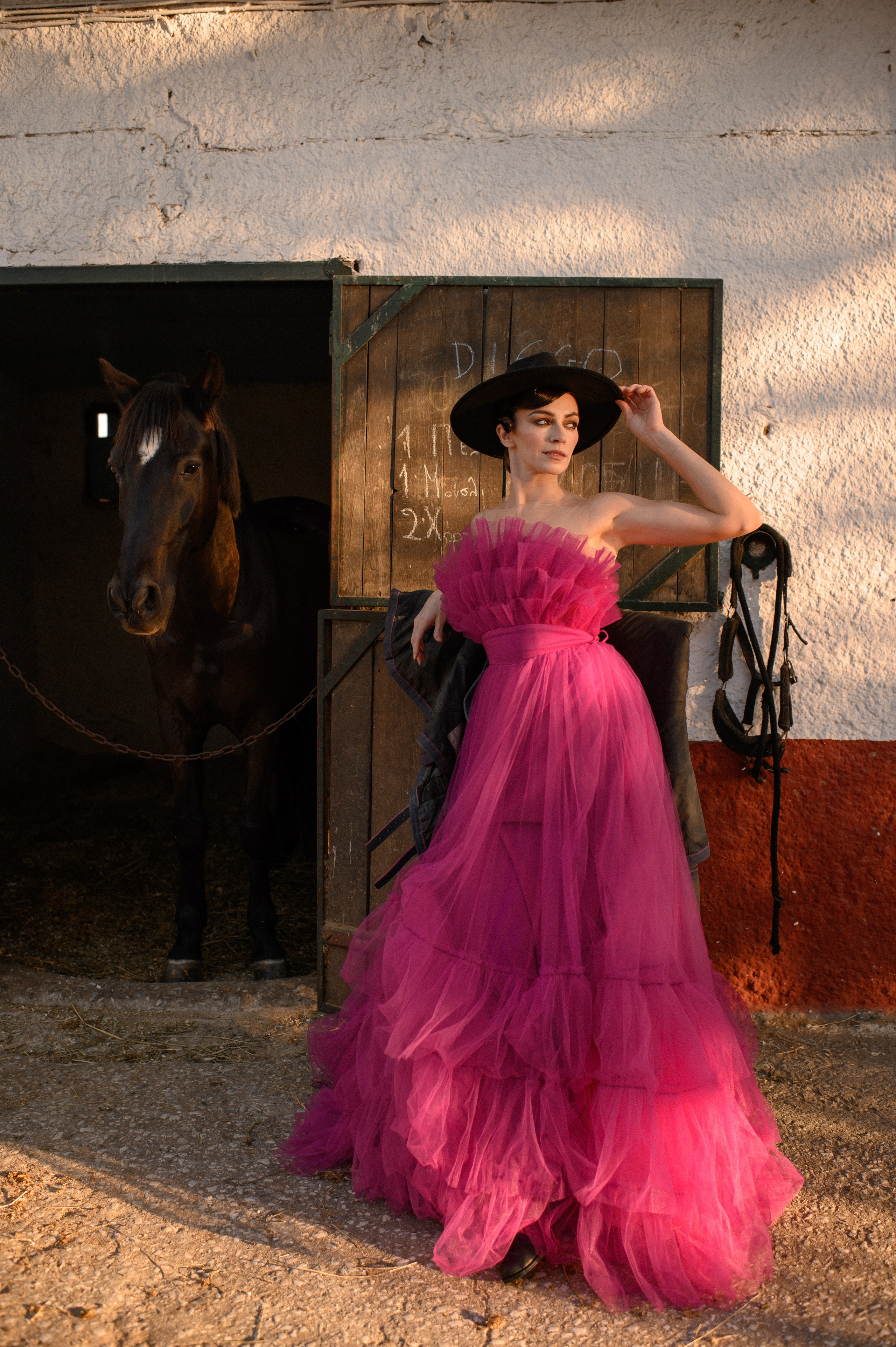 Sofia evening horse ride. Family, children, portrait, and event photography in Thessaloniki