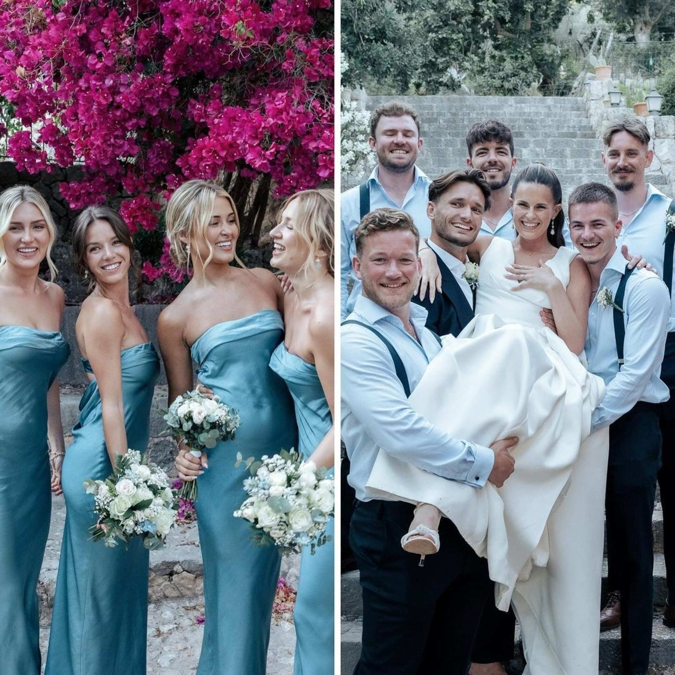 Wedding Ceremony in venue in Mallorca Tramuntana Mountains with British couple. Wedding Celebrant in Mallorca Iban Collin