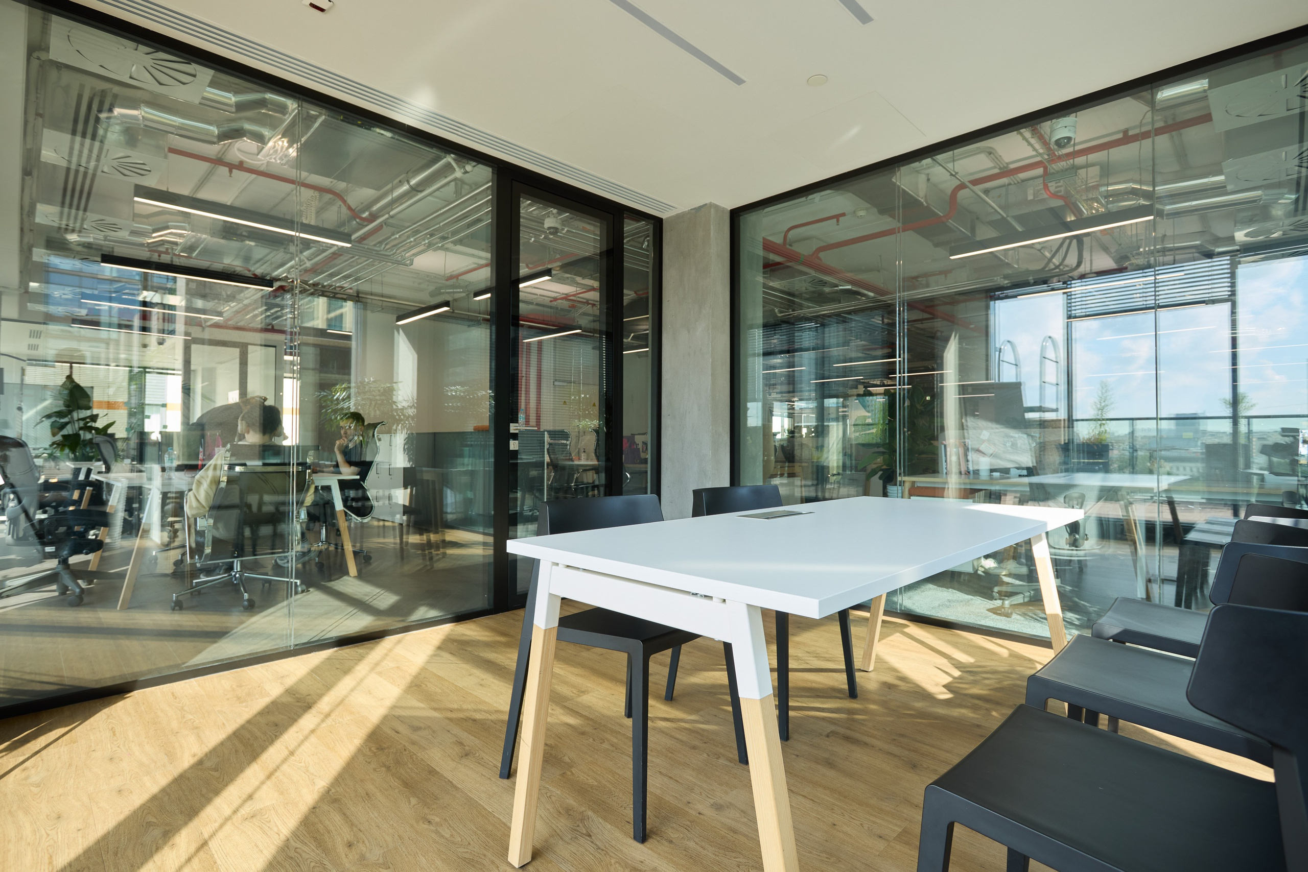 Modern style office meeting room interior - photographer Andrey Dunin