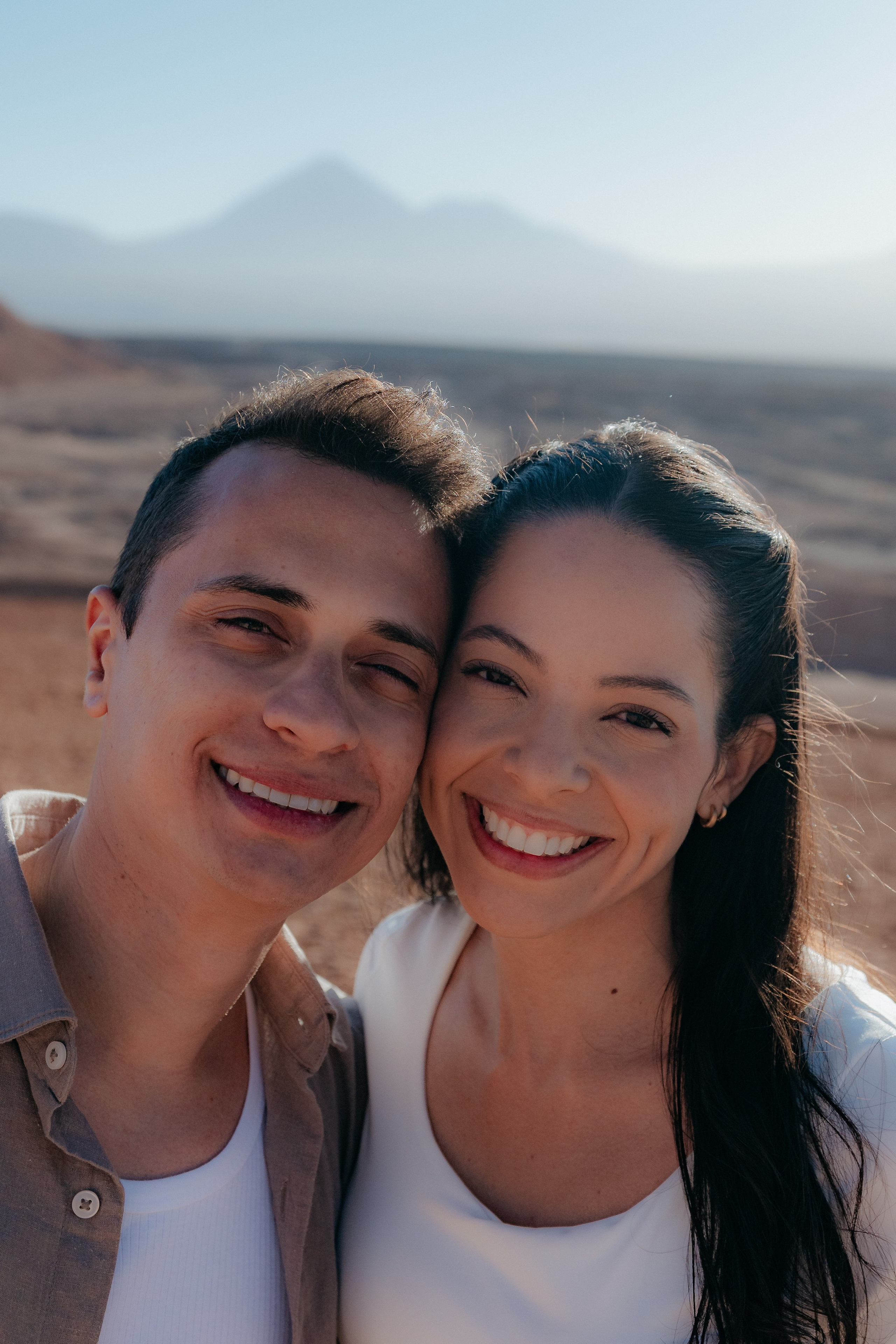 Sessão casual no Vale dos Cogumelos. Fotógrafo em San Pedro de Atacama