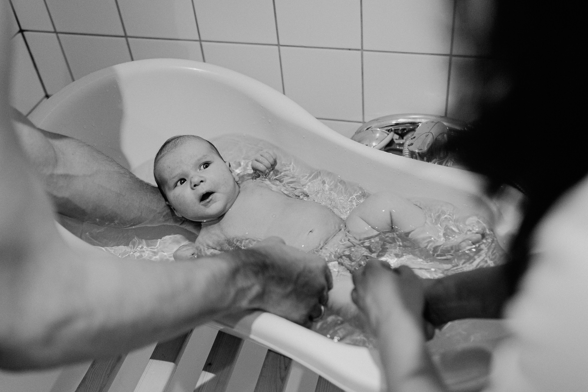 Jaundzimušā ikdienas fotografēšana mājās