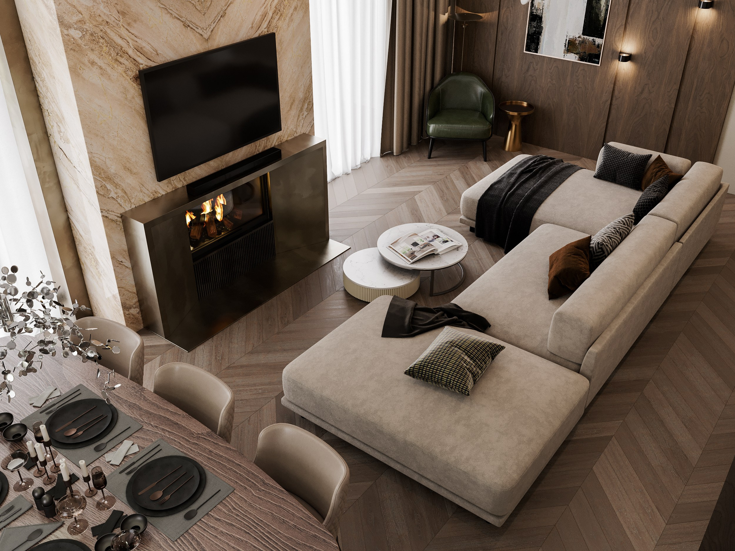 Obývací pokoj — 2. Filipenka architects