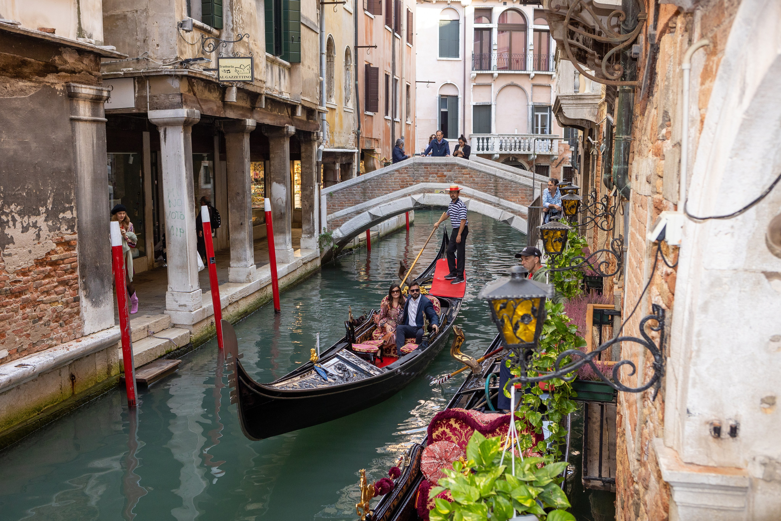 Margo and Vincenzo at dawn in Venice