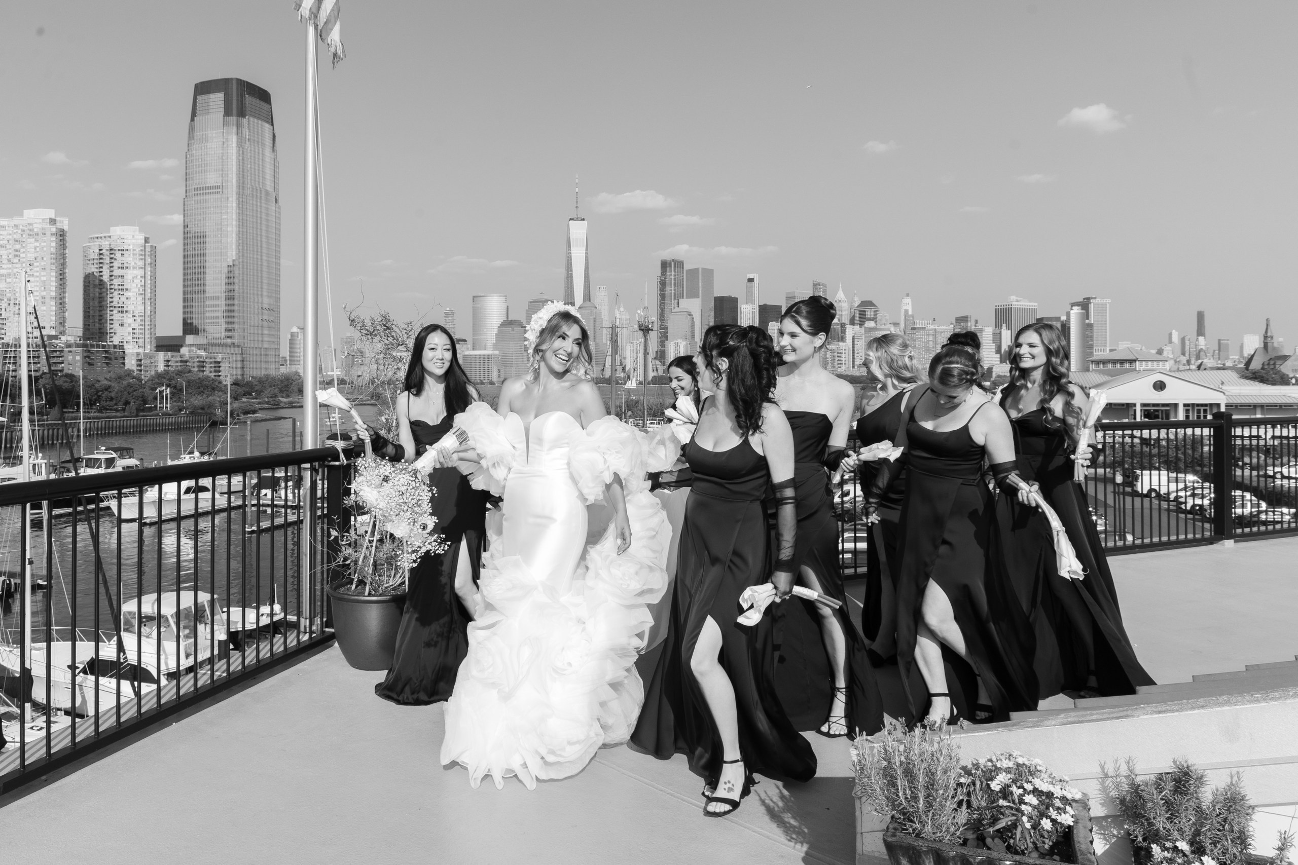 Briana & Kefim, Maritime Pars, Jersey City, NJ. Wedding Photo & Video