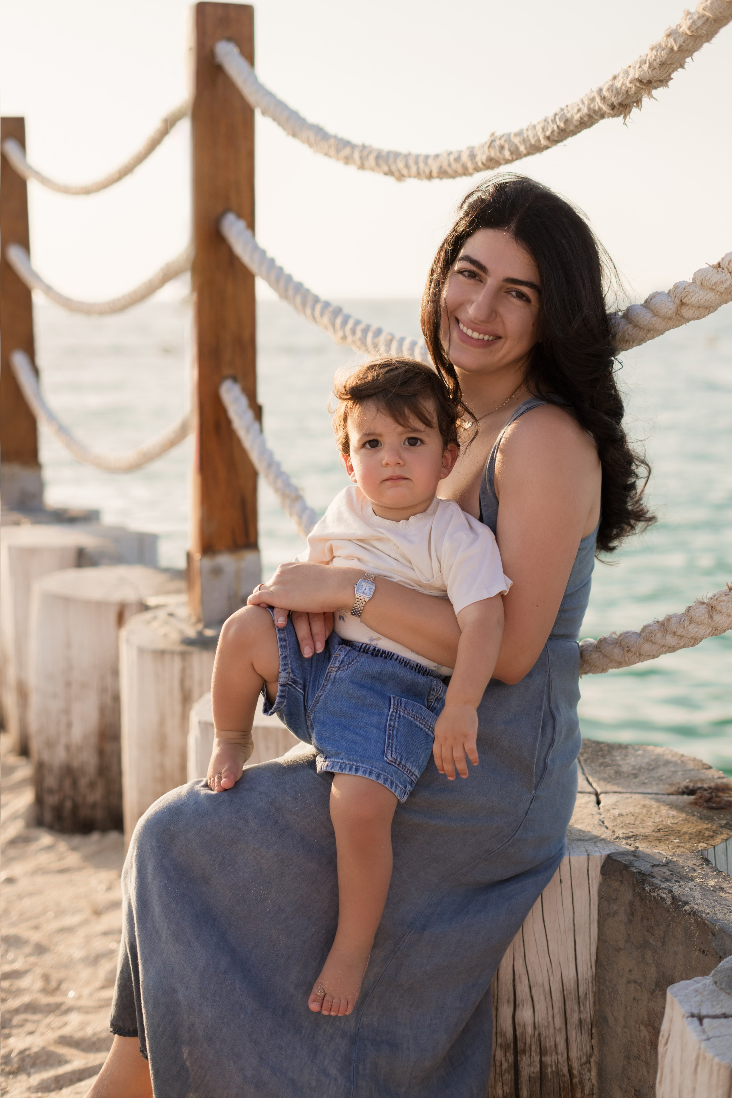 Beach fun family time. Angela Iakovleva — Family Photographer in Dubai