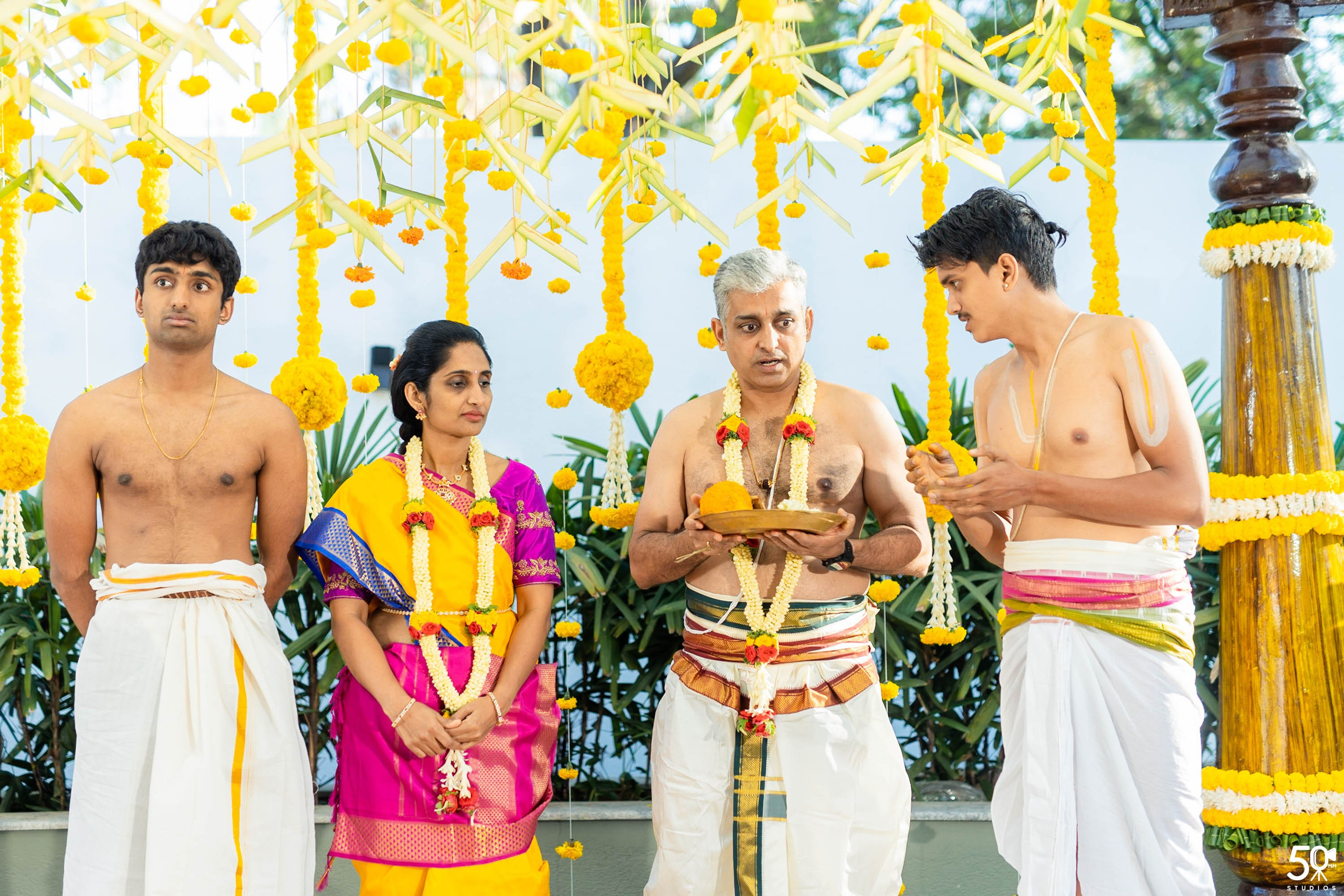SANJAY AND SAKETH UPANAYANA. 50mm STUDIOS