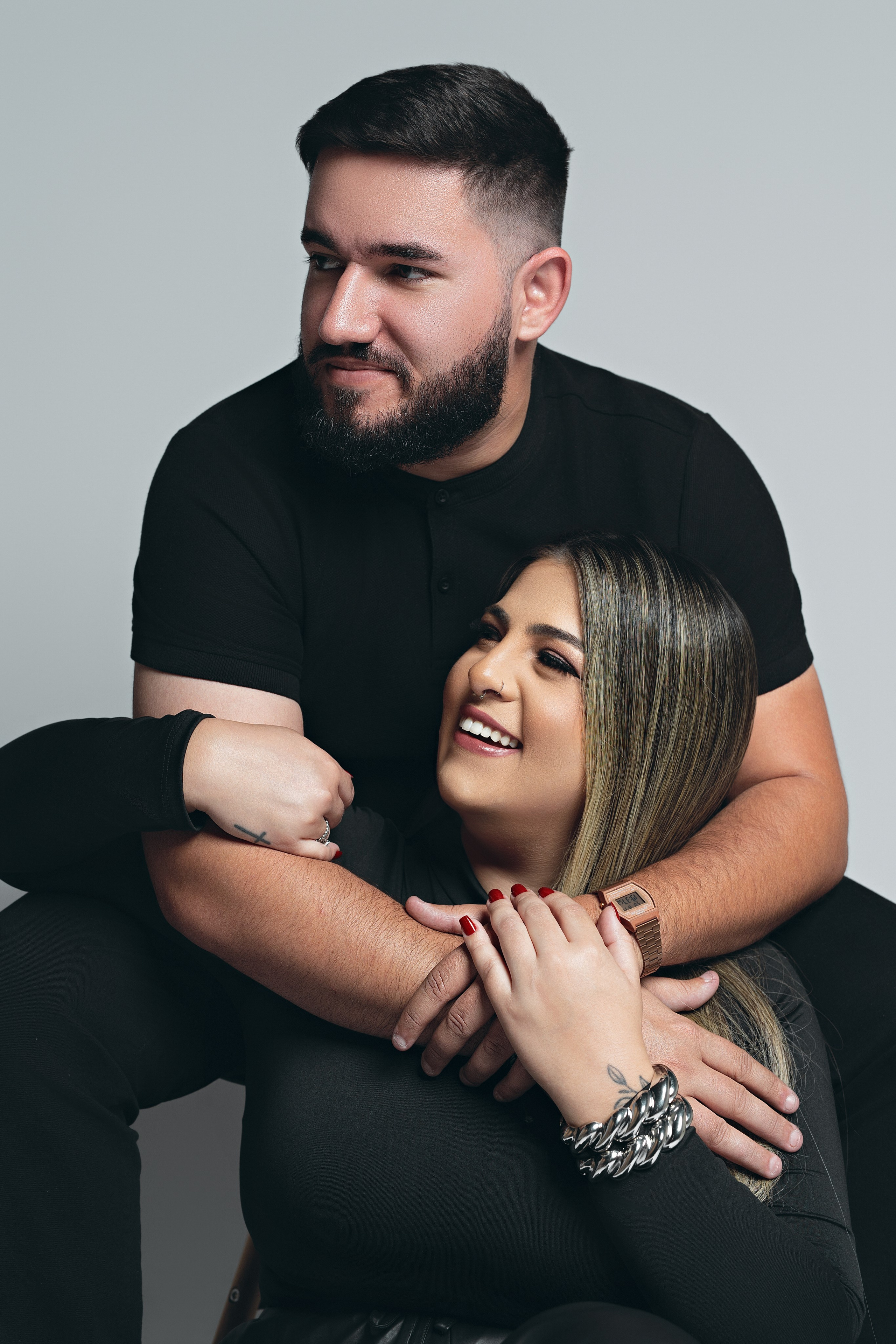 Pré Wedding Estúdio — Laisla e Bruno. Fotógrafo de casamento e Filmmaker de casamento