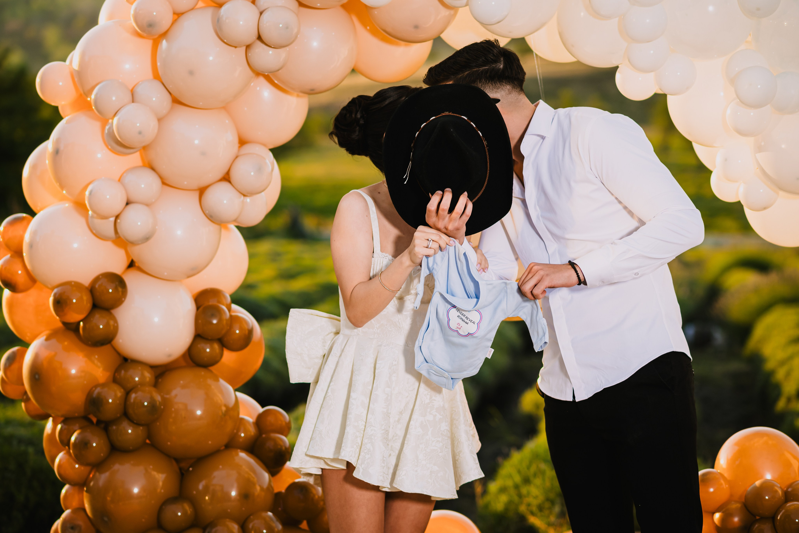 Gender reveal Alina & stefan. Giani Maftei