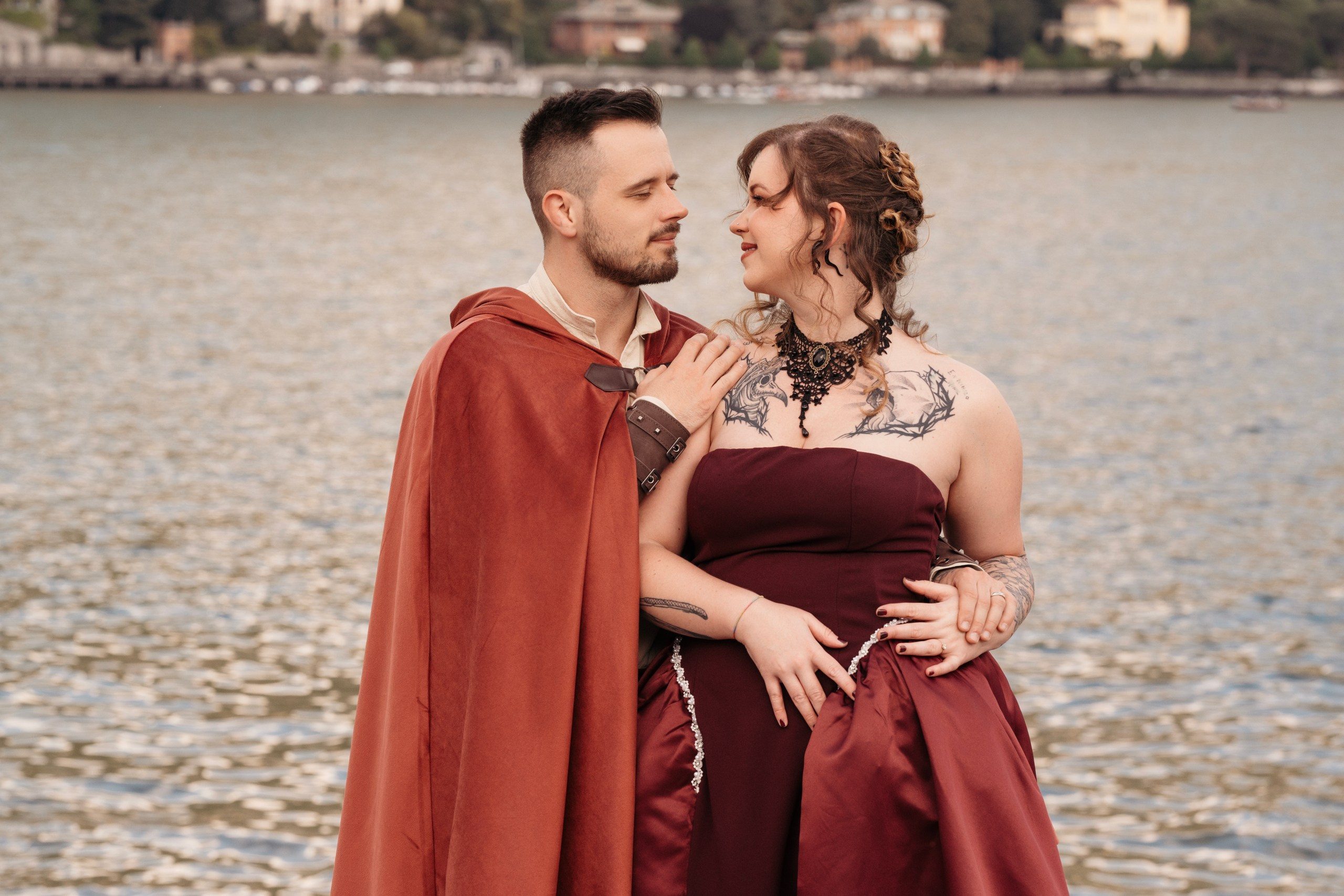 Medieval Love Story. Wedding Photographer Lake Como Ferrari Media Production