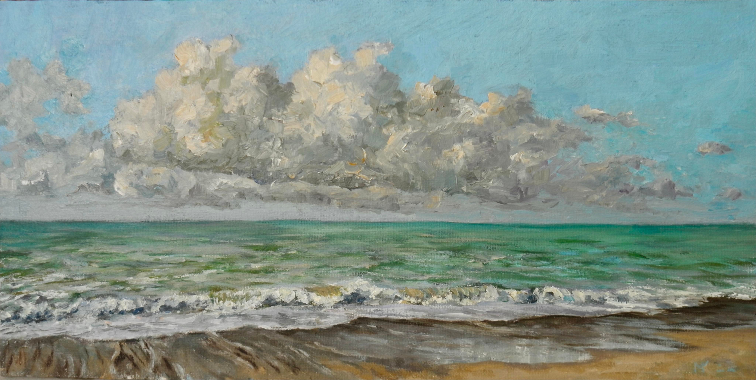 20 X 40, lienzo sobre cartón óleo