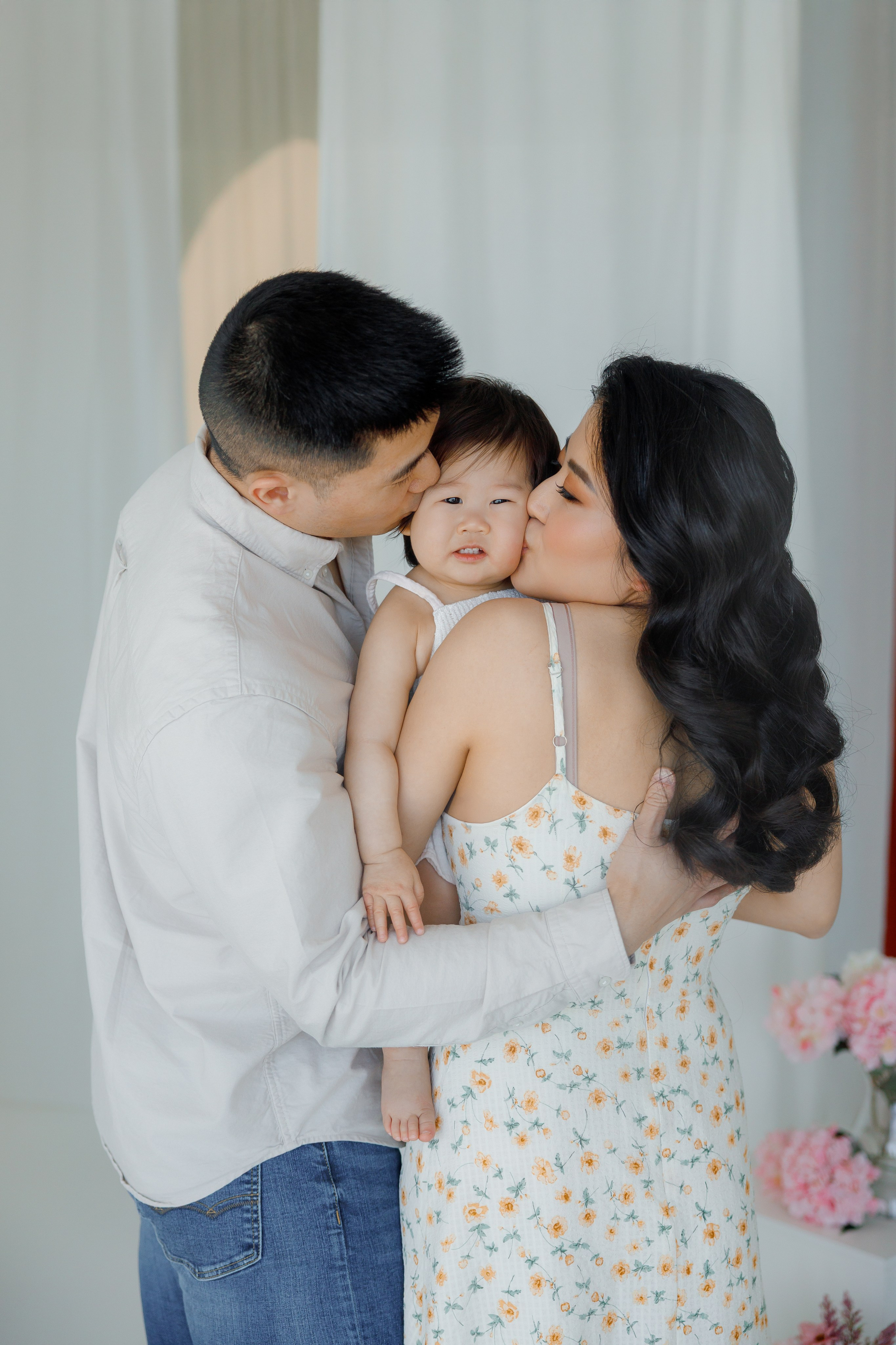 Nika’s family. Home