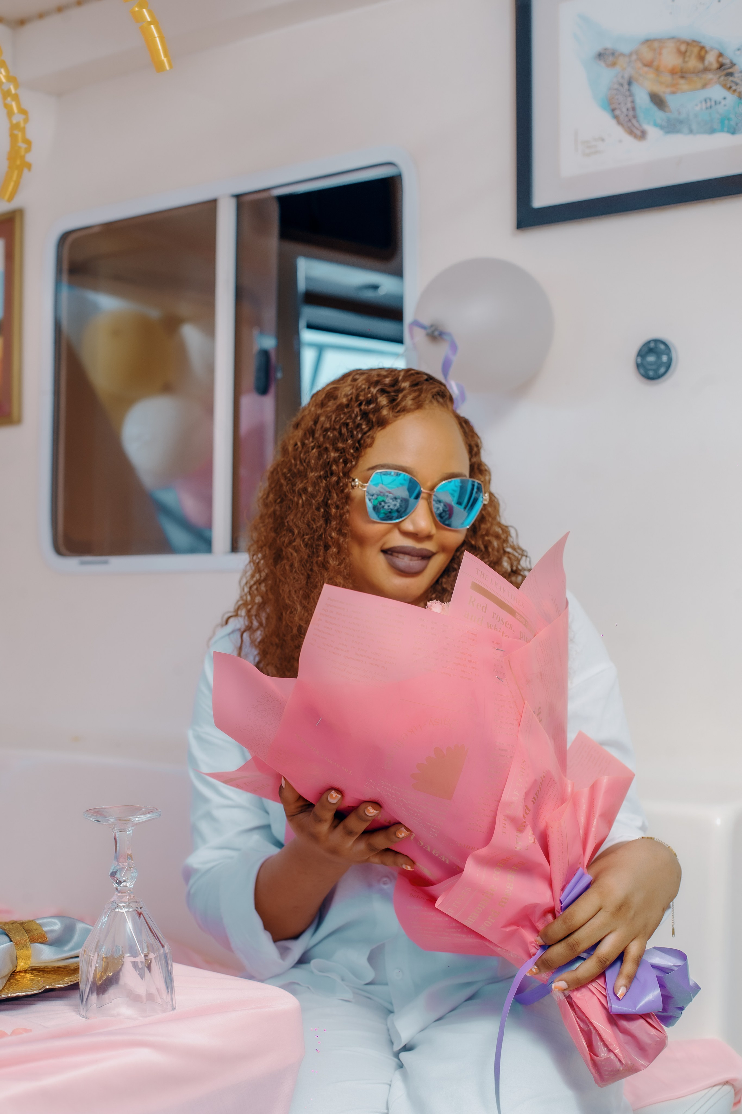 Hilda’s Birthday Yacht ride session. A creative consultant based in Mombasa, Kenya