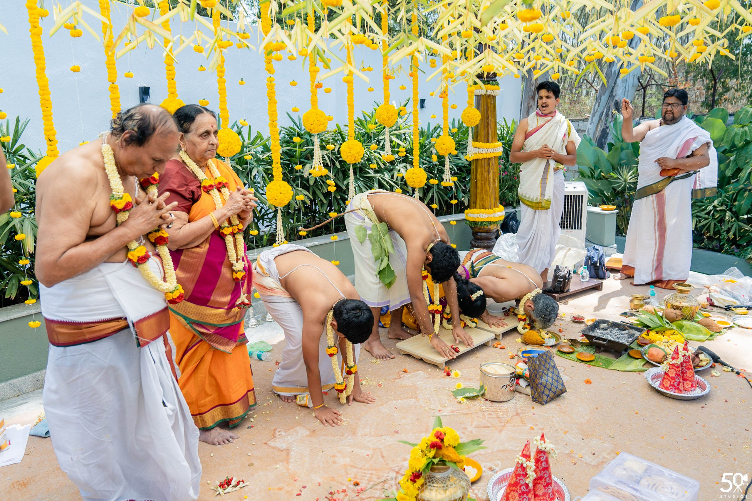 SANJAY AND SAKETH UPANAYANA. 50mm STUDIOS