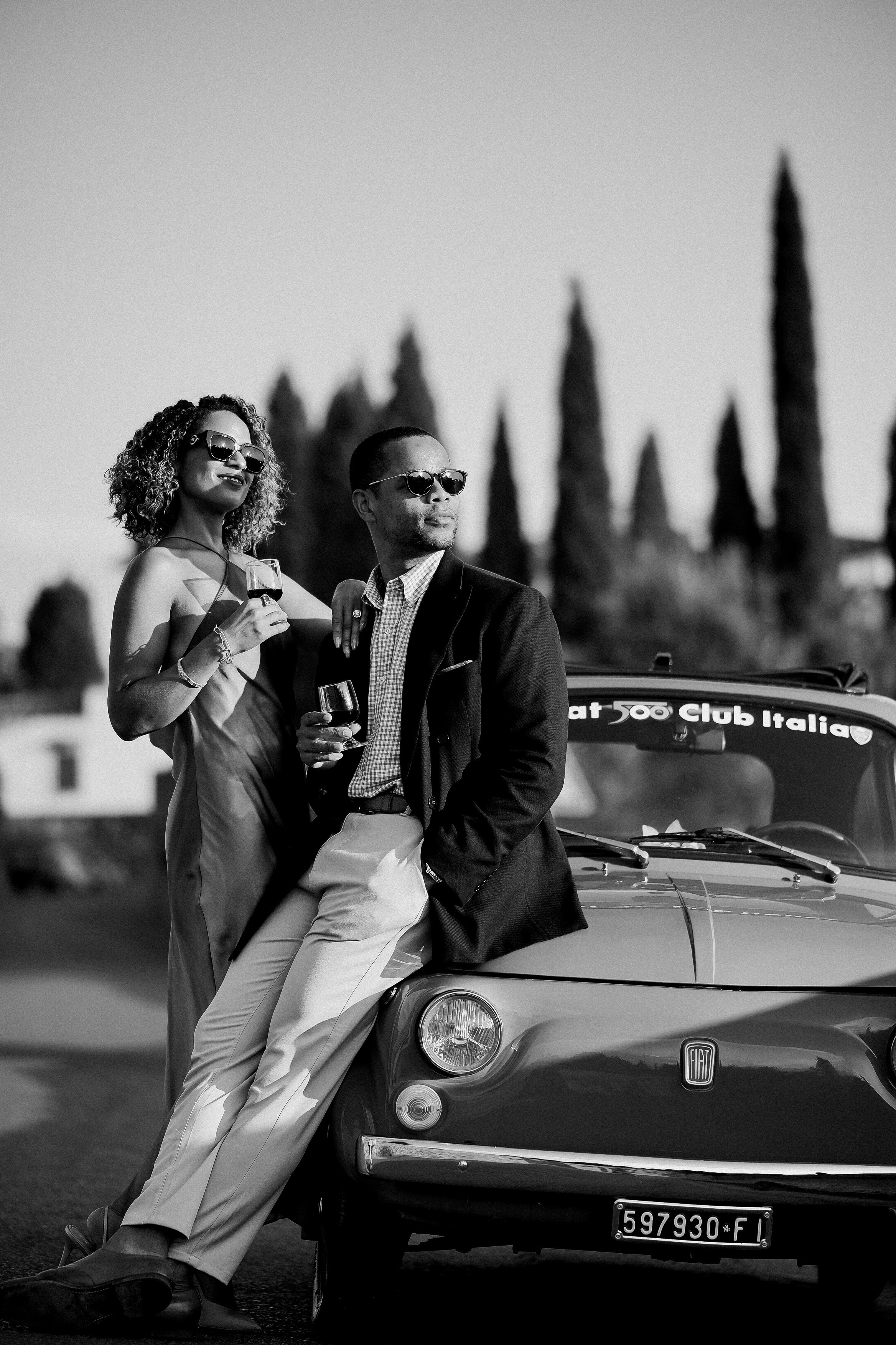 FIAT 500. Wedding Photographer in Italy