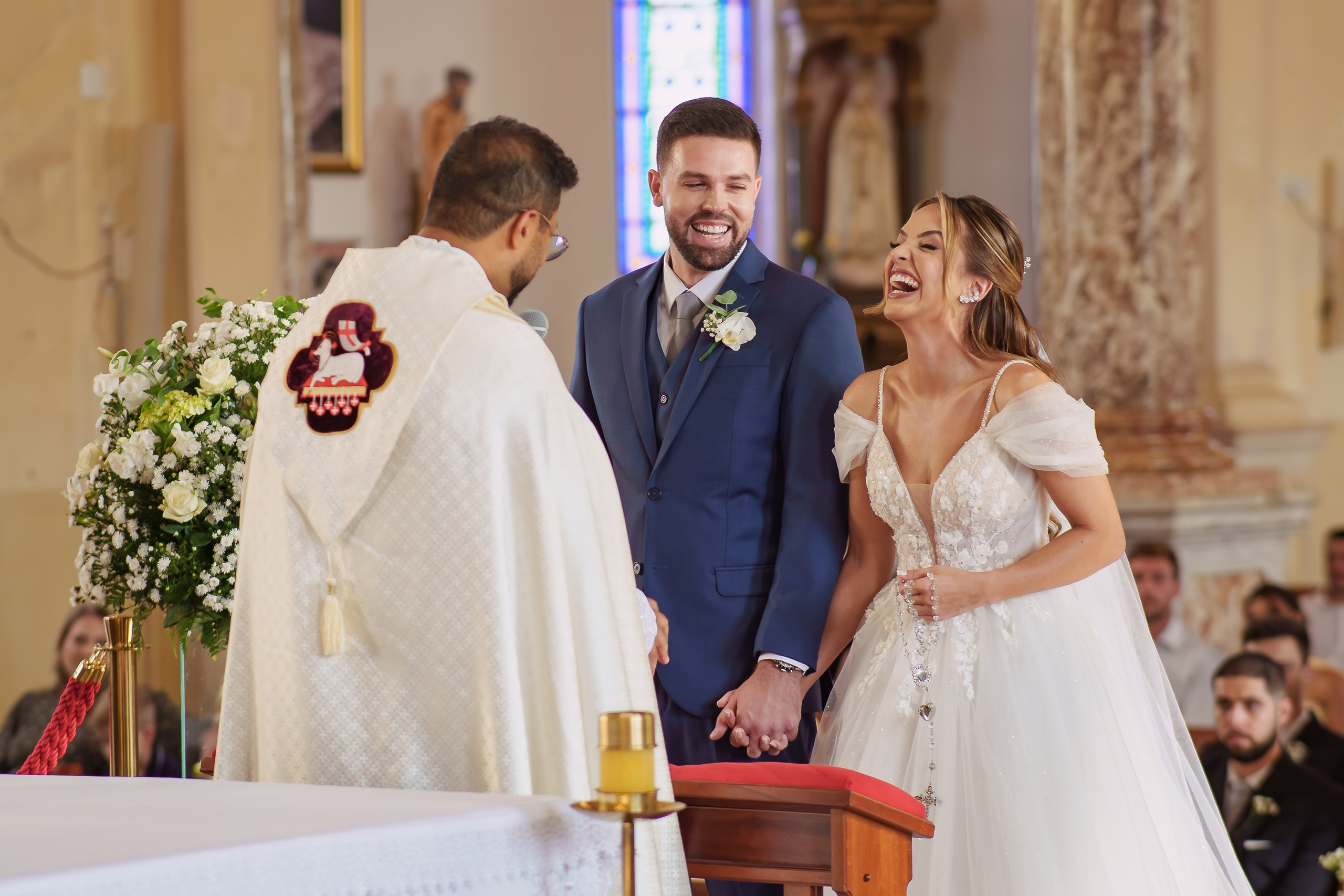 História de Aline & Gabriel. O Casal Dos Noivos