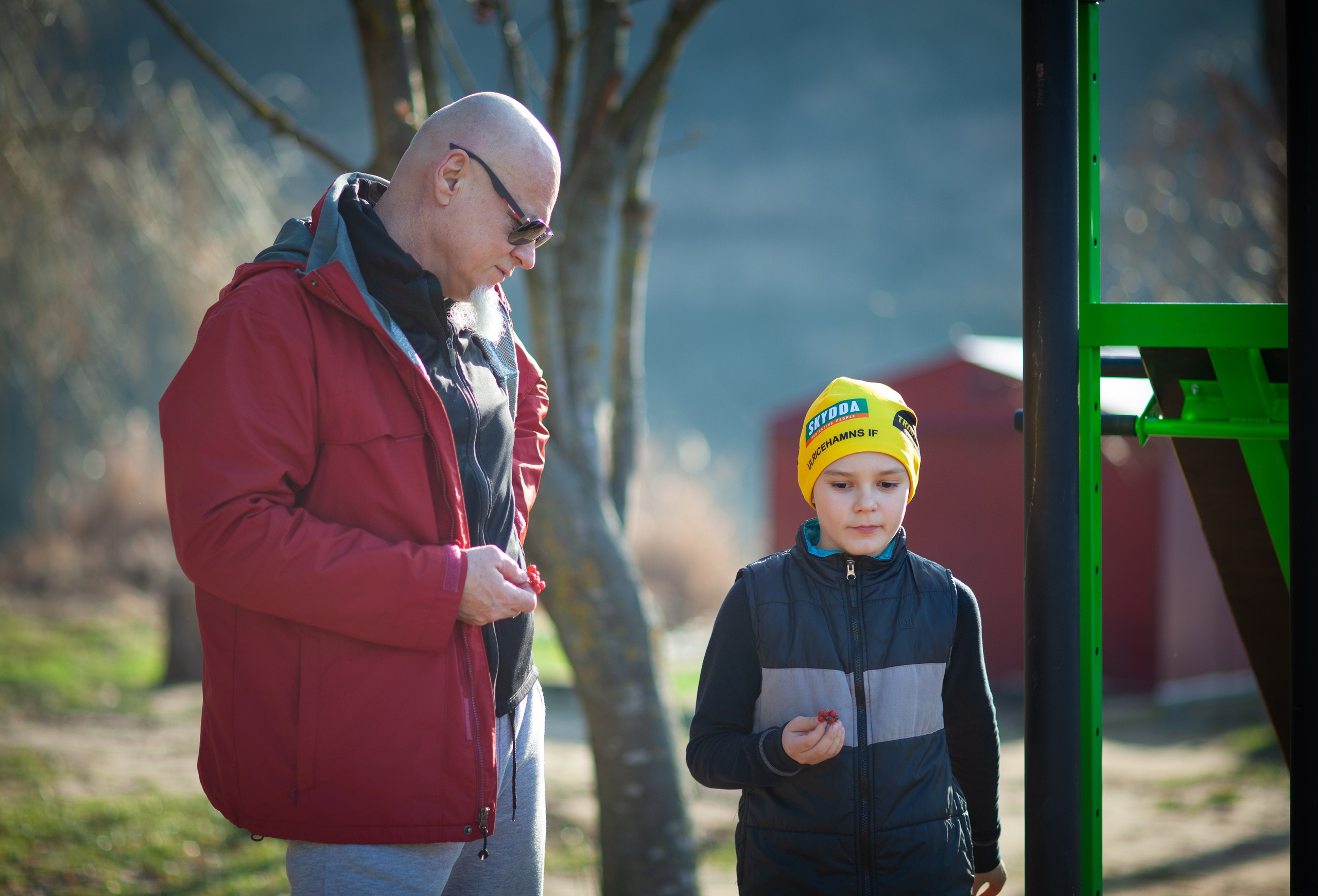 Мішка на тренируванні