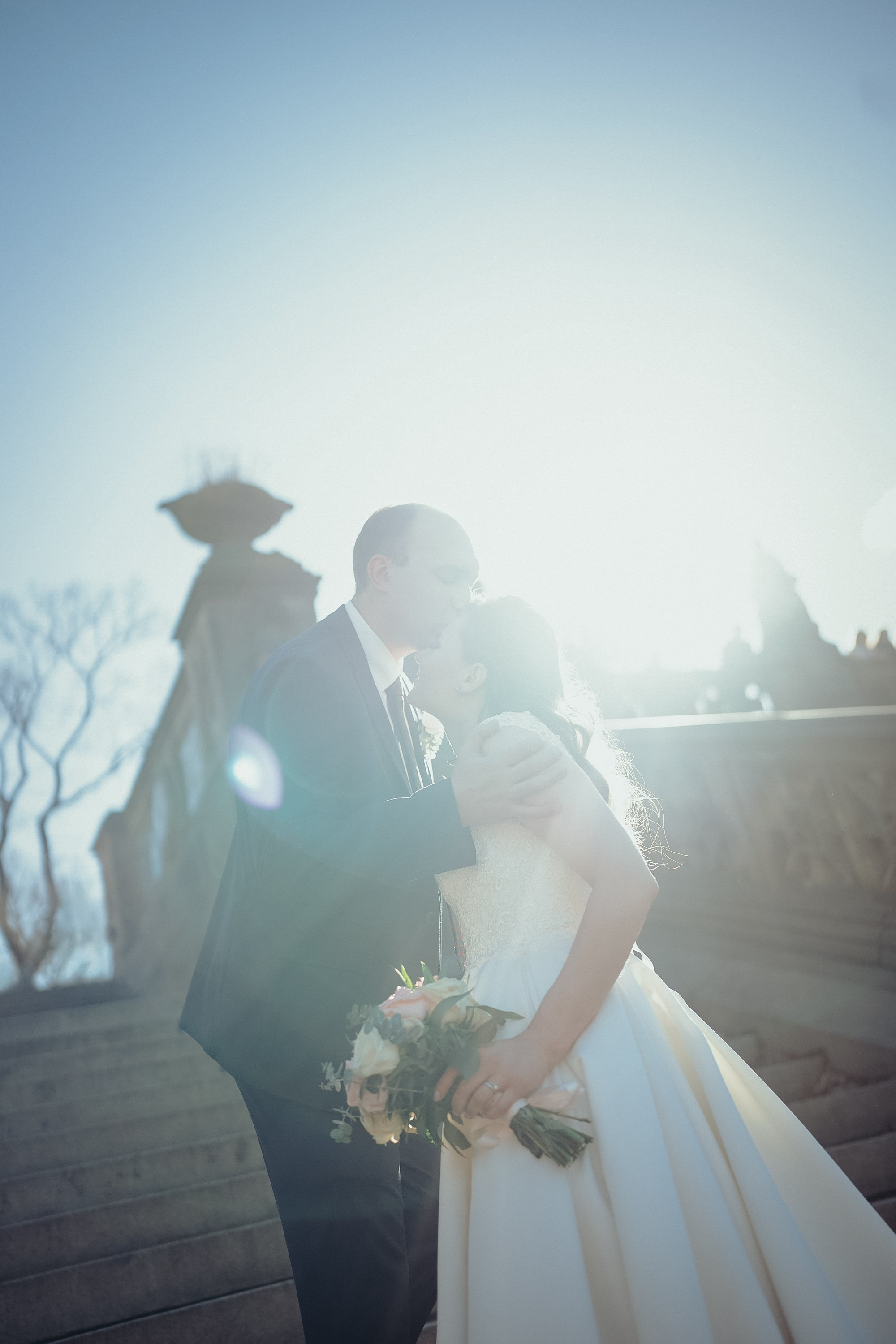 Elopement wedding in Central Park. Portrait and wedding photographer in New York