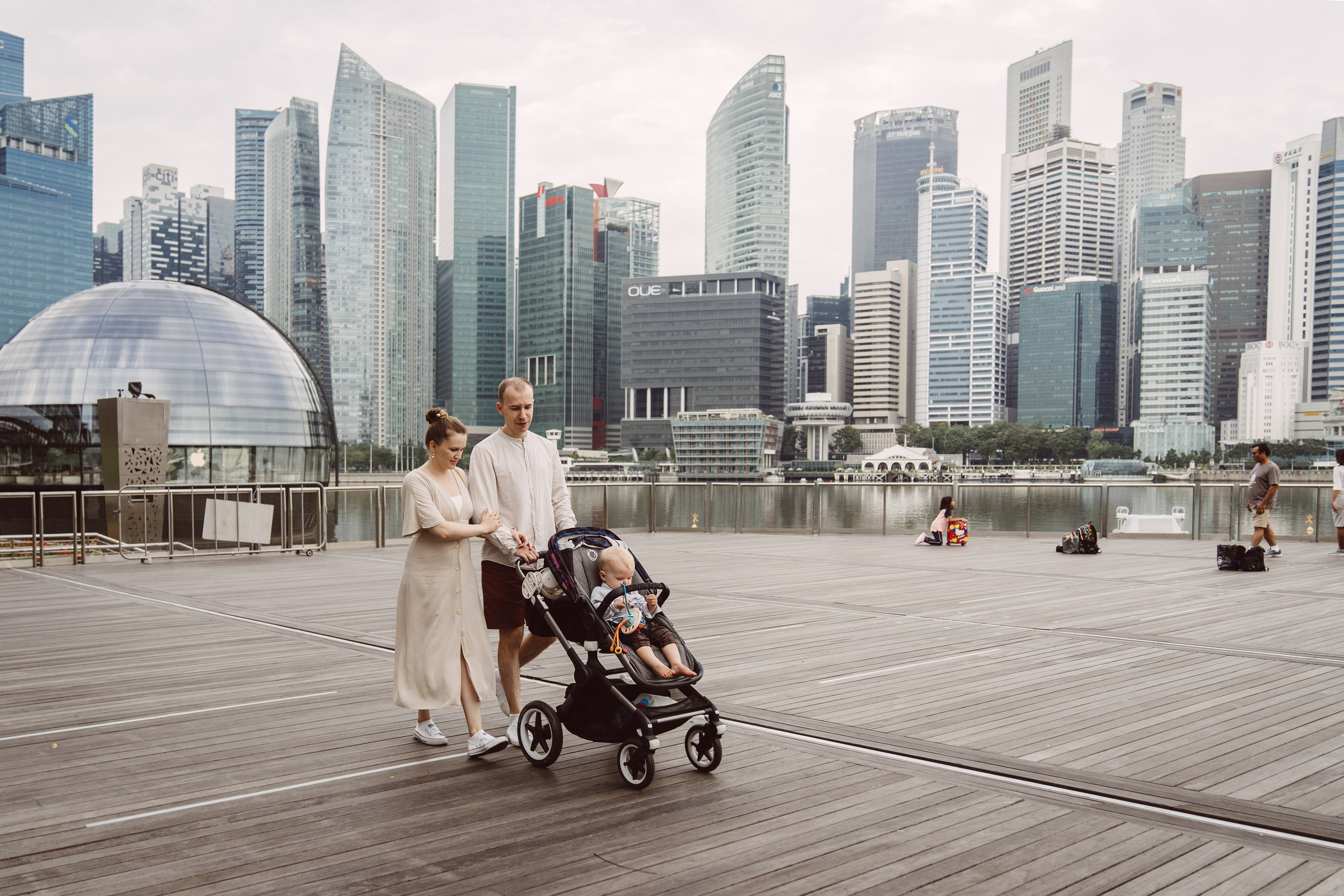 Family. Dasha in Singapore