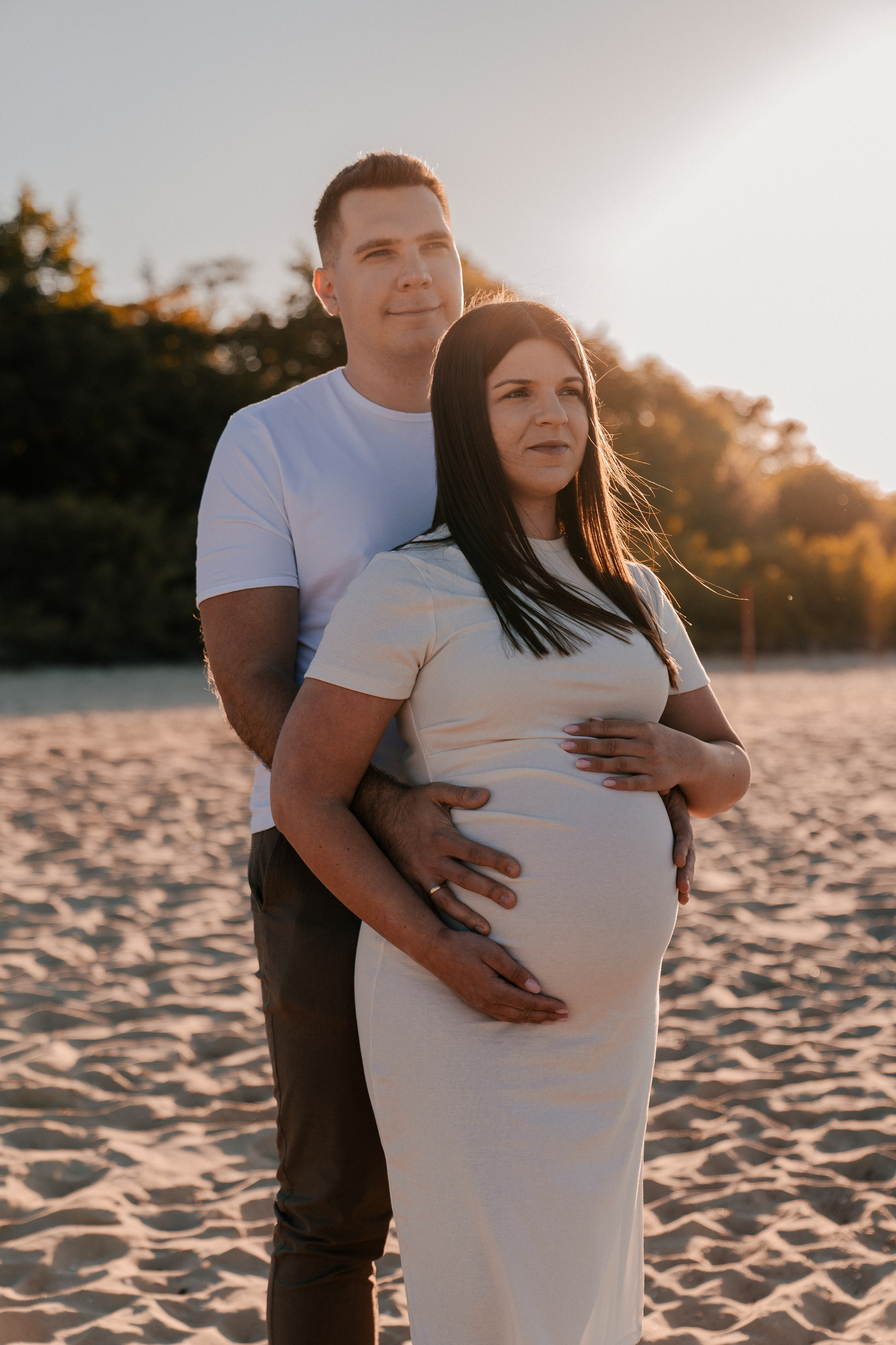 sesja-ciążowa-na-plaży-Sopot-plener