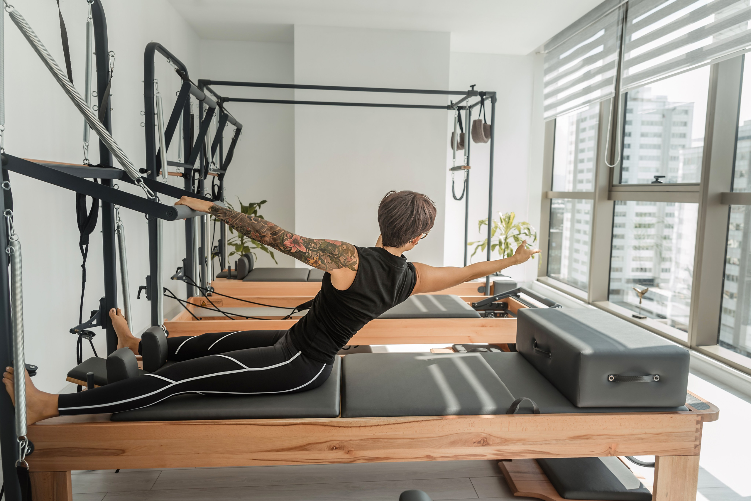 Photo session for a Pilates trainer