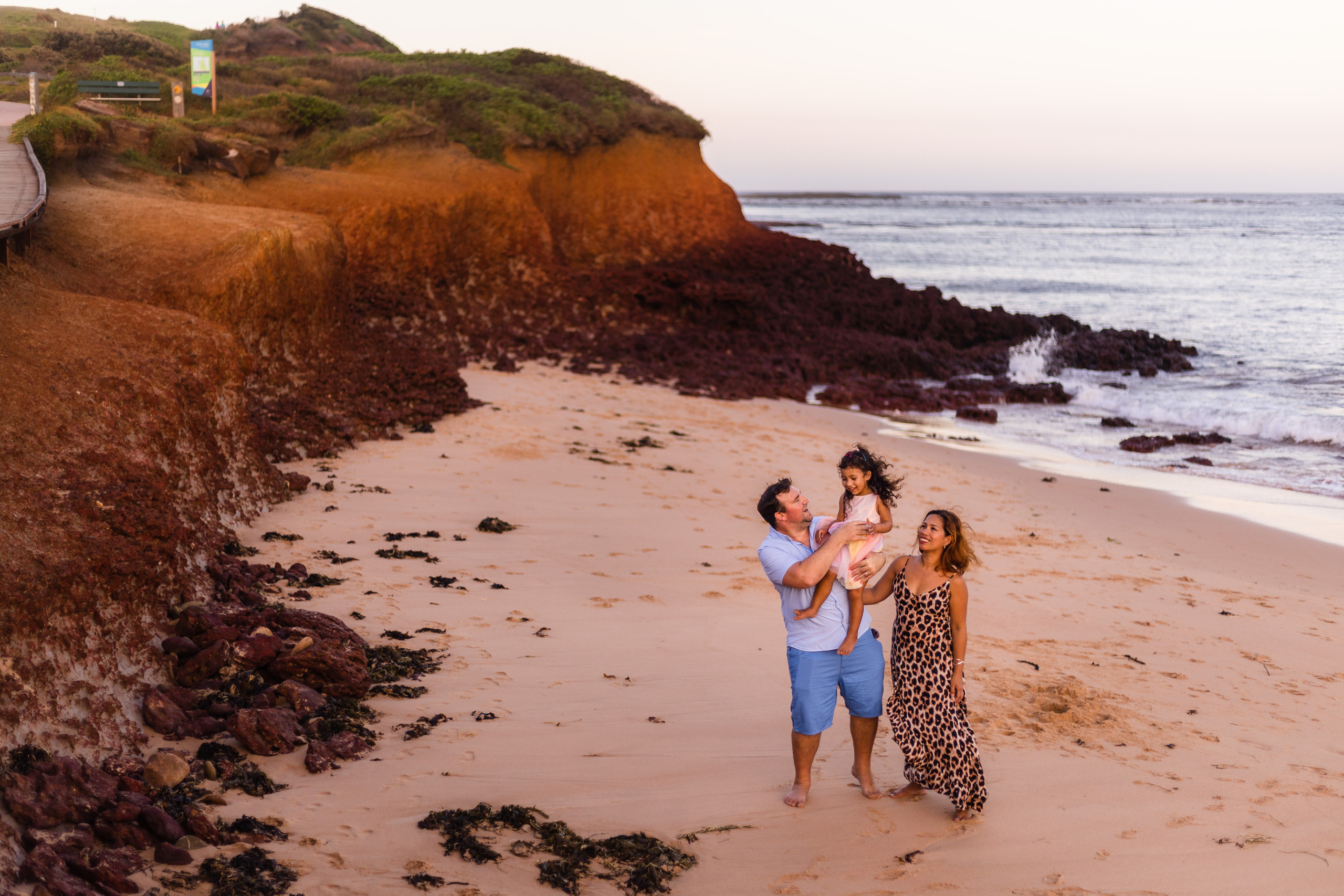 Golden hour photo session @Long Reef Beach. True Story Photography