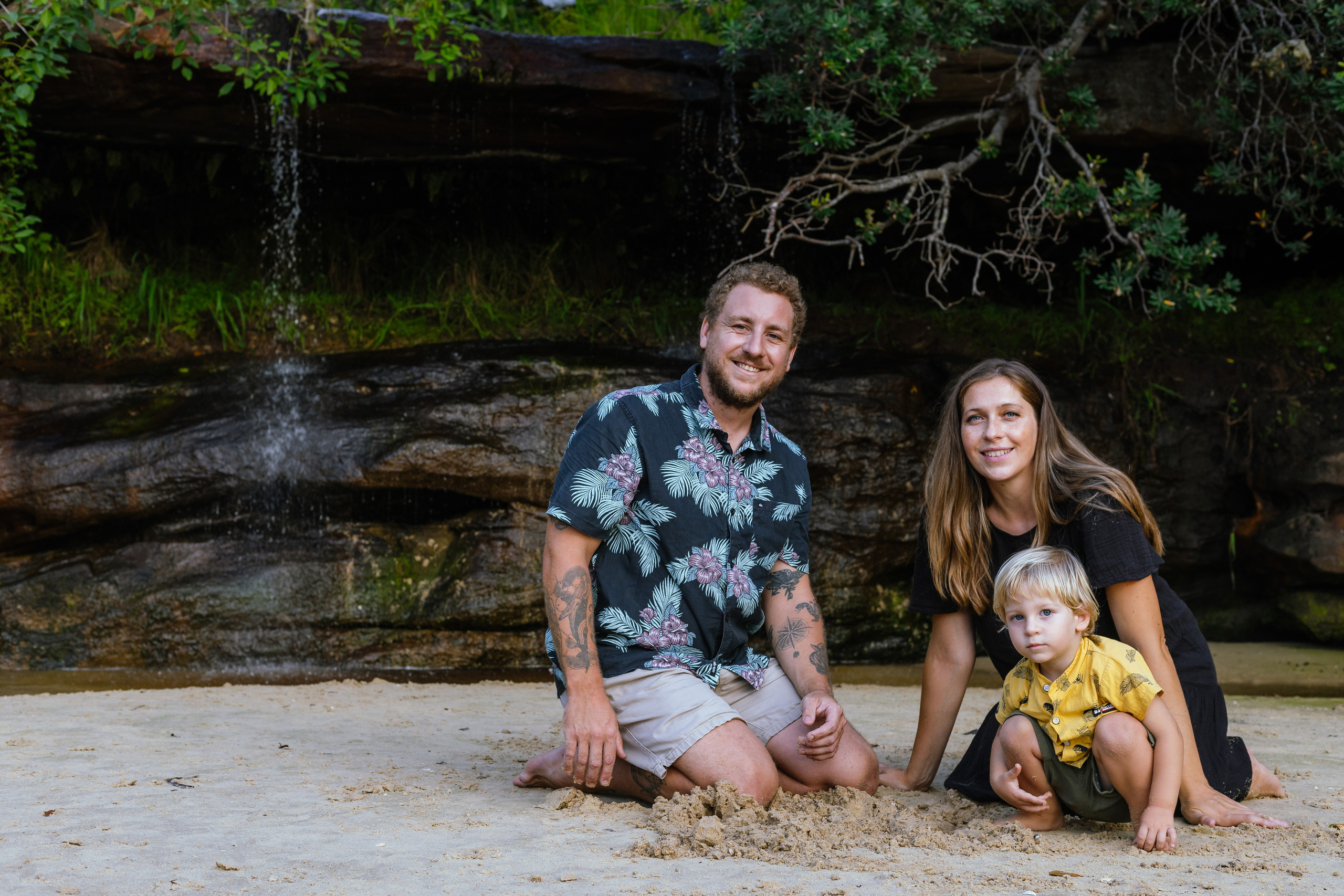 Evening photo session at @Collins Beach. True Story Photography