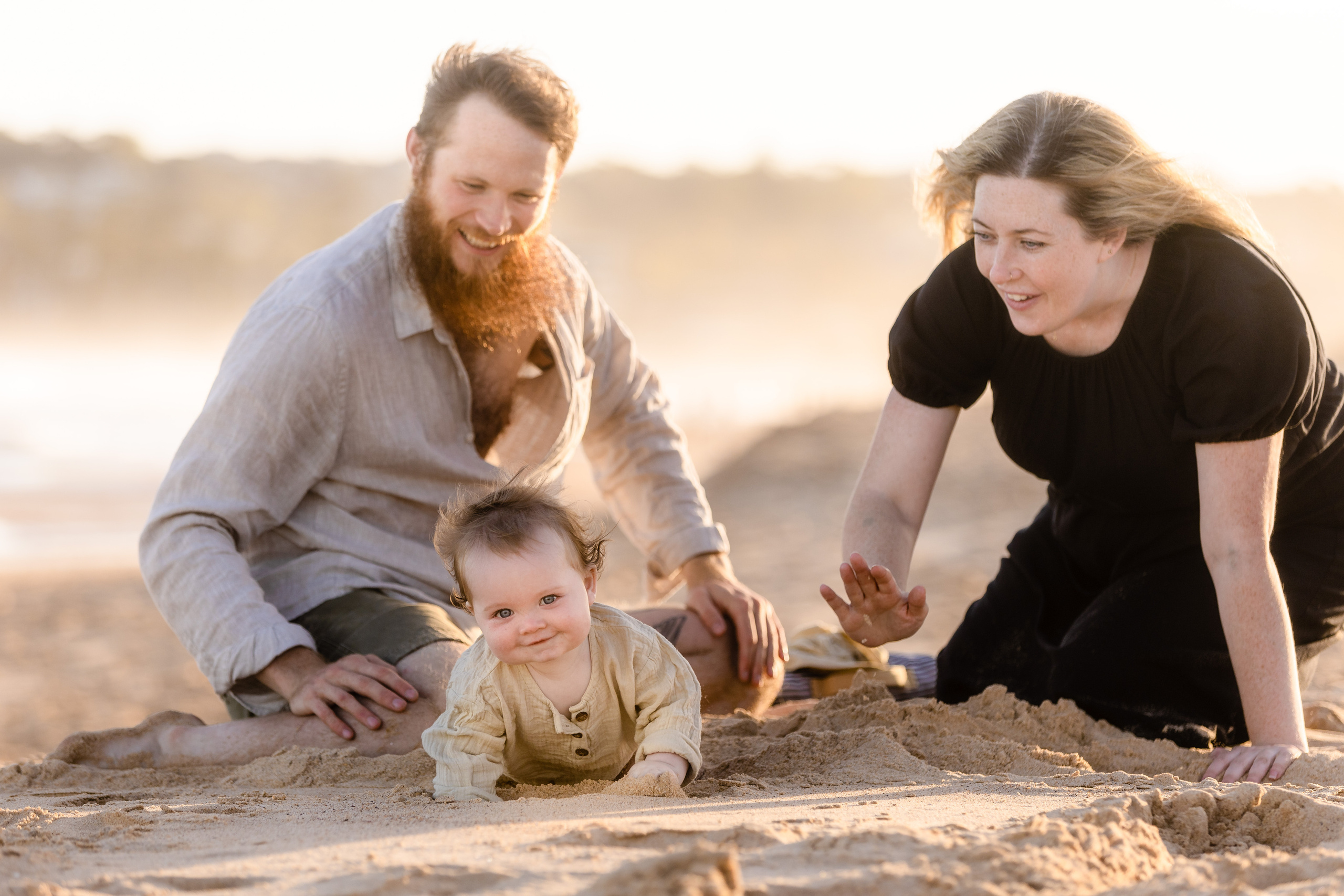 Sunset photo session @Curl Curl North Beach. True Story Photography