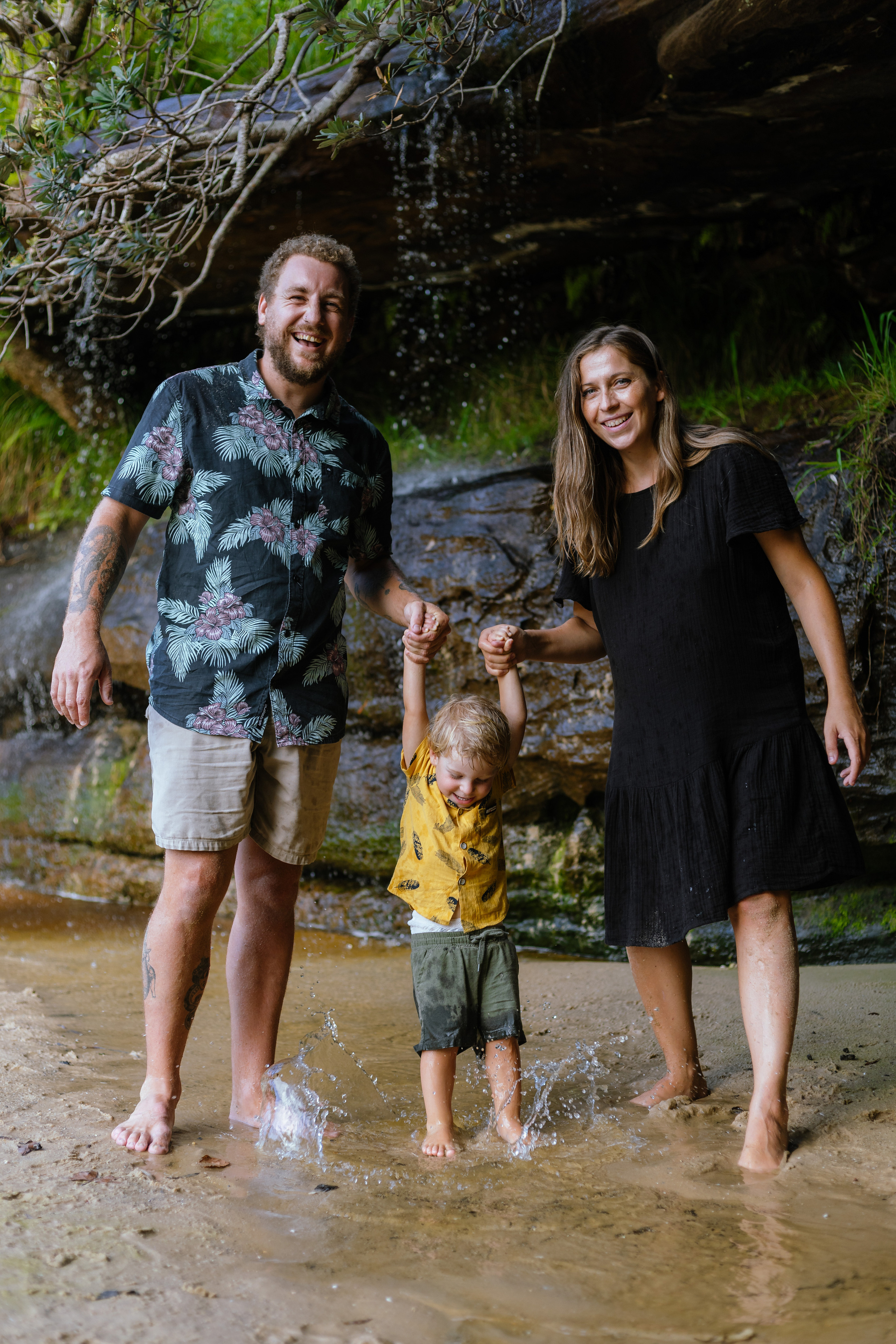 Evening photo session at @Collins Beach. True Story Photography
