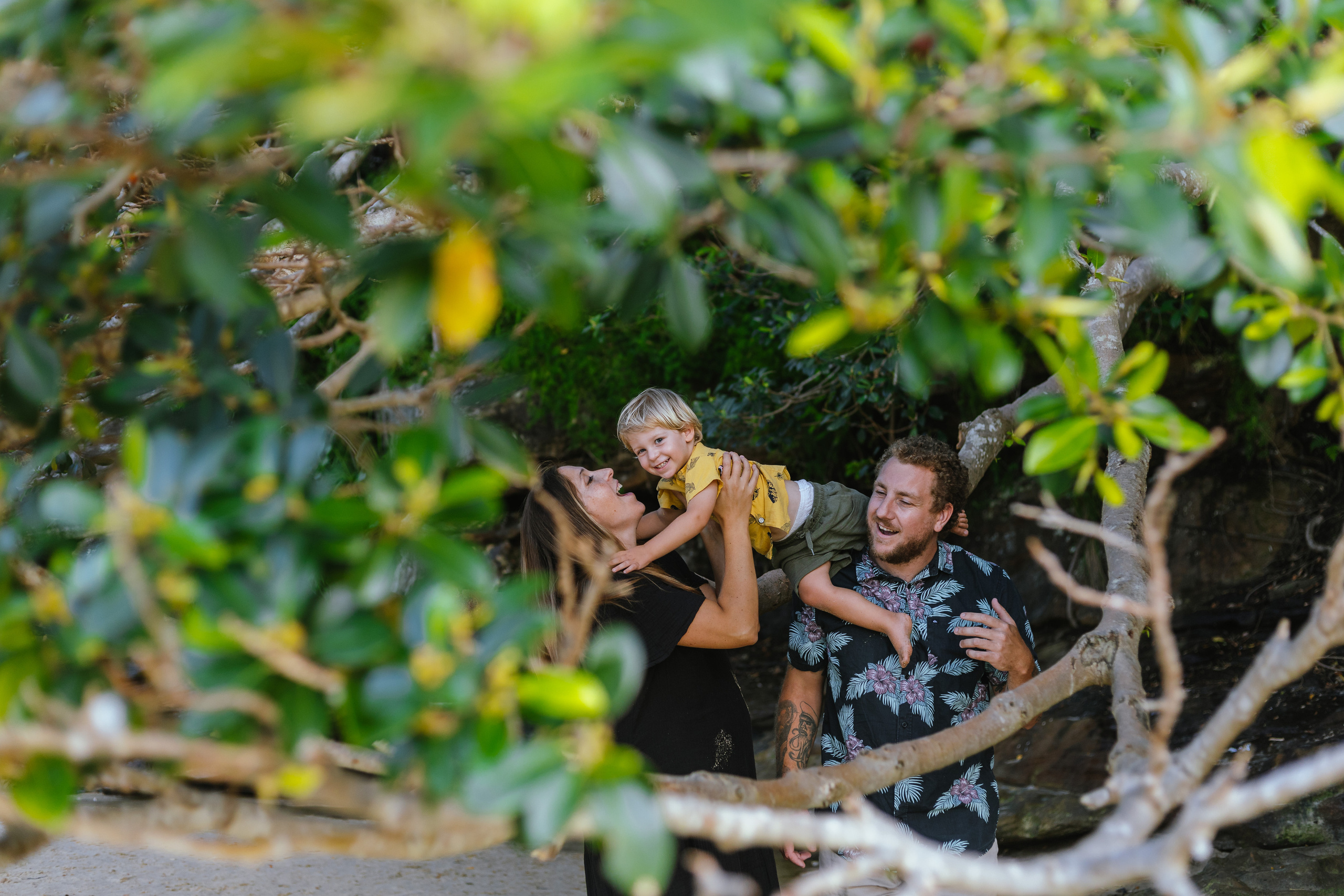 Evening photo session at @Collins Beach. True Story Photography
