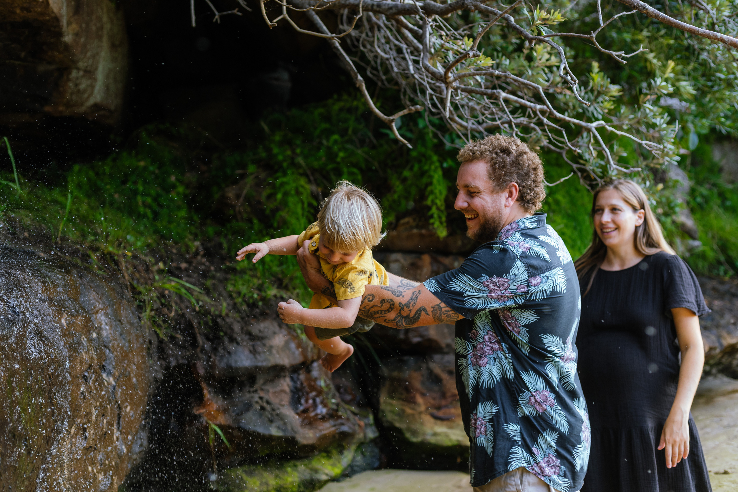Evening photo session at @Collins Beach. True Story Photography
