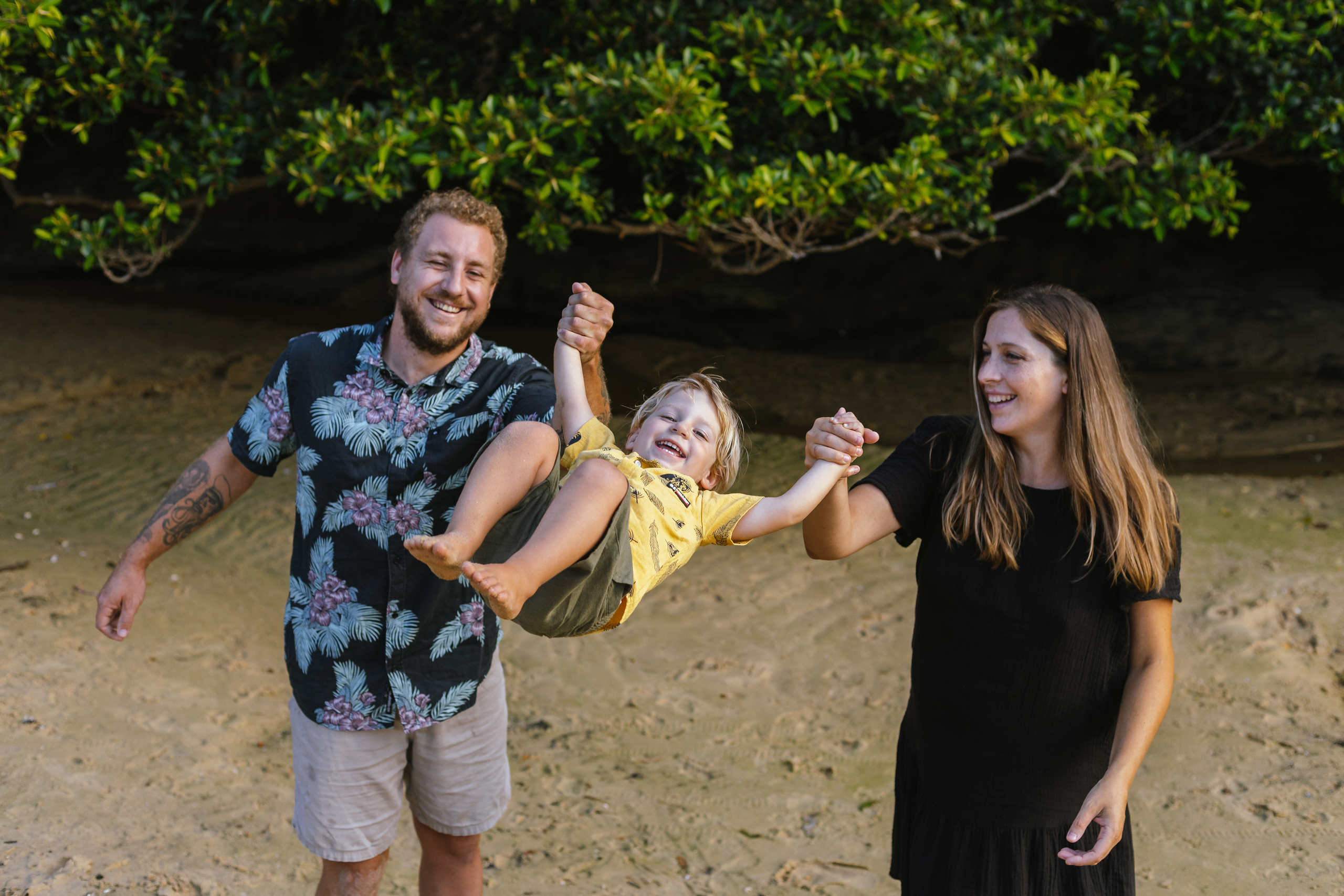Evening photo session at @Collins Beach. True Story Photography
