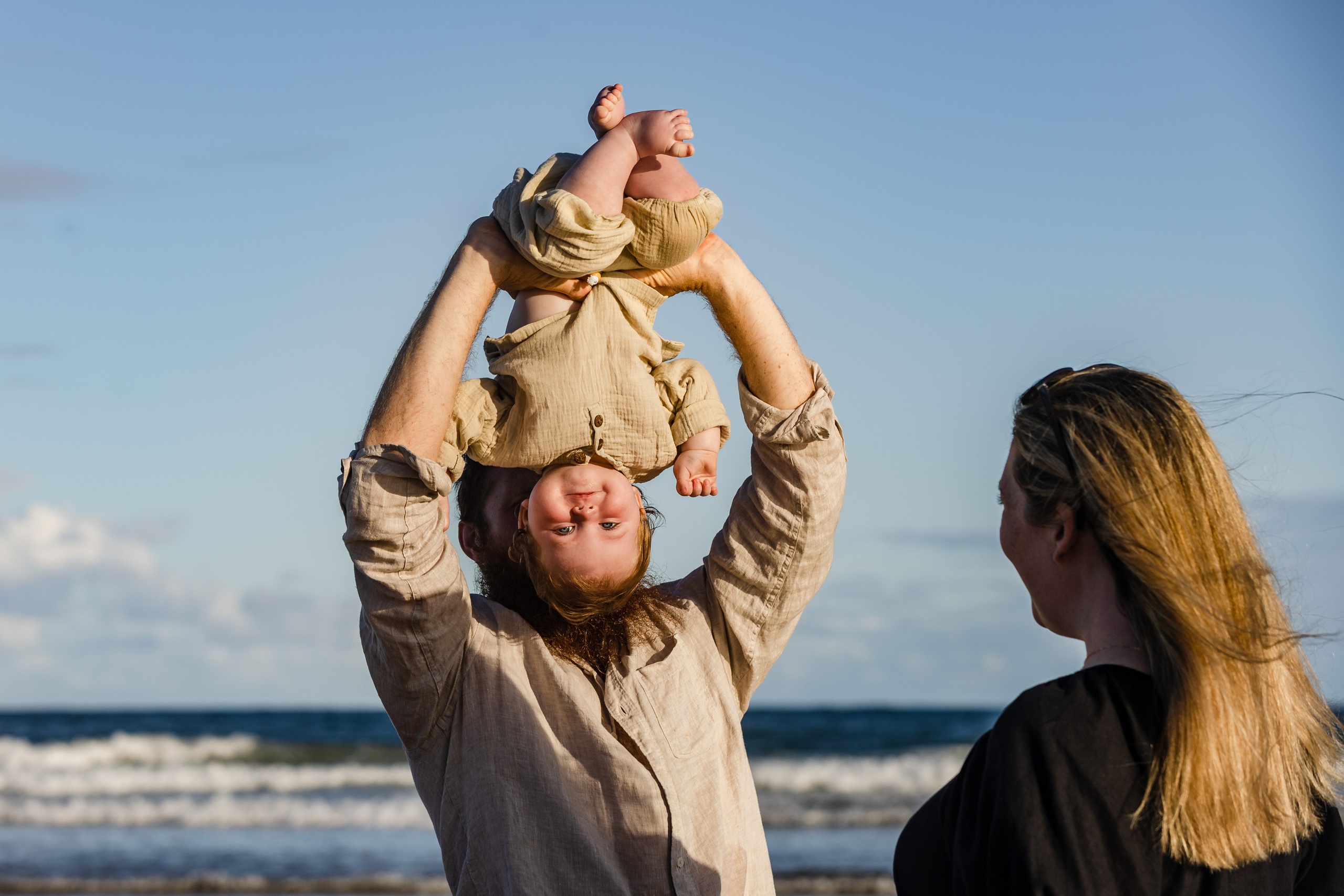 Sunset photo session @Curl Curl North Beach. True Story Photography