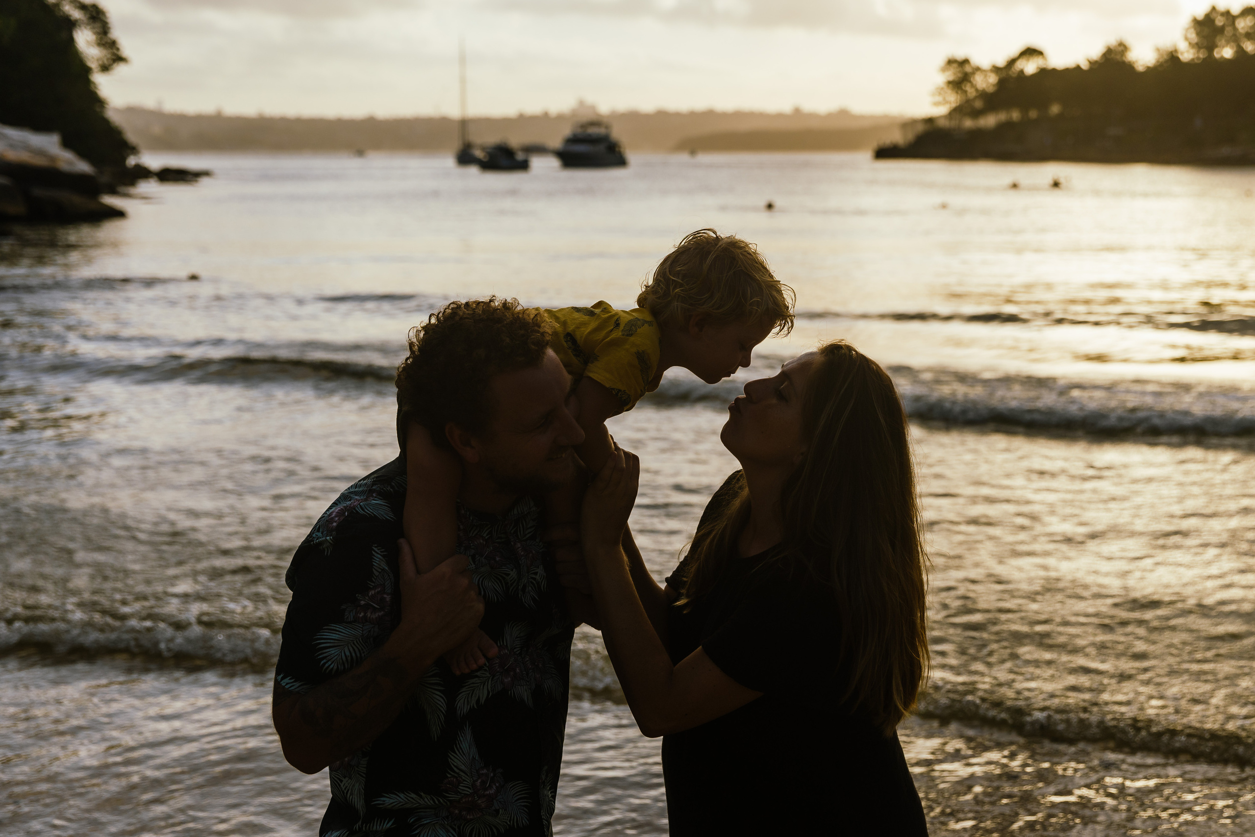 Evening photo session at @Collins Beach. True Story Photography