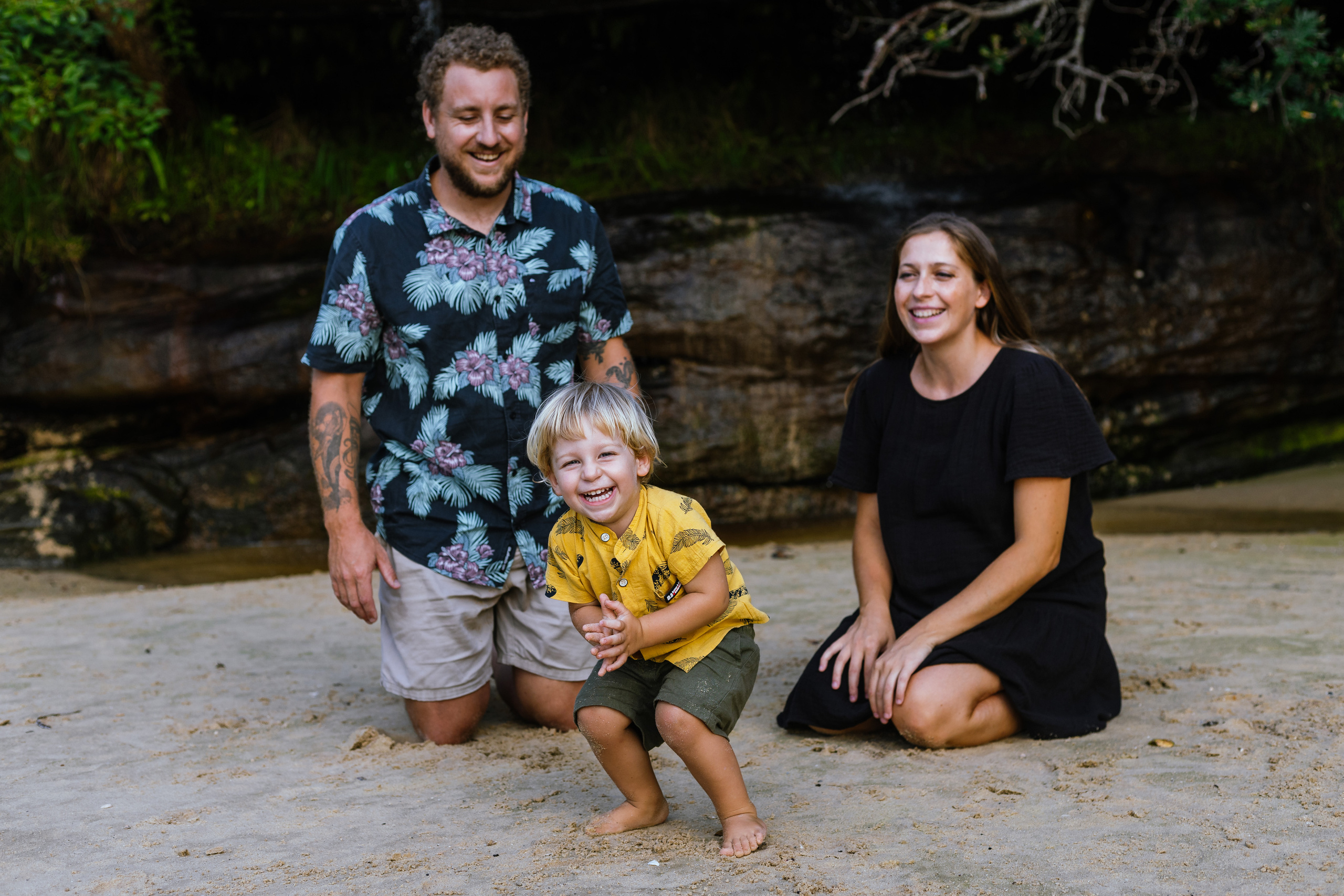 Evening photo session at @Collins Beach. True Story Photography