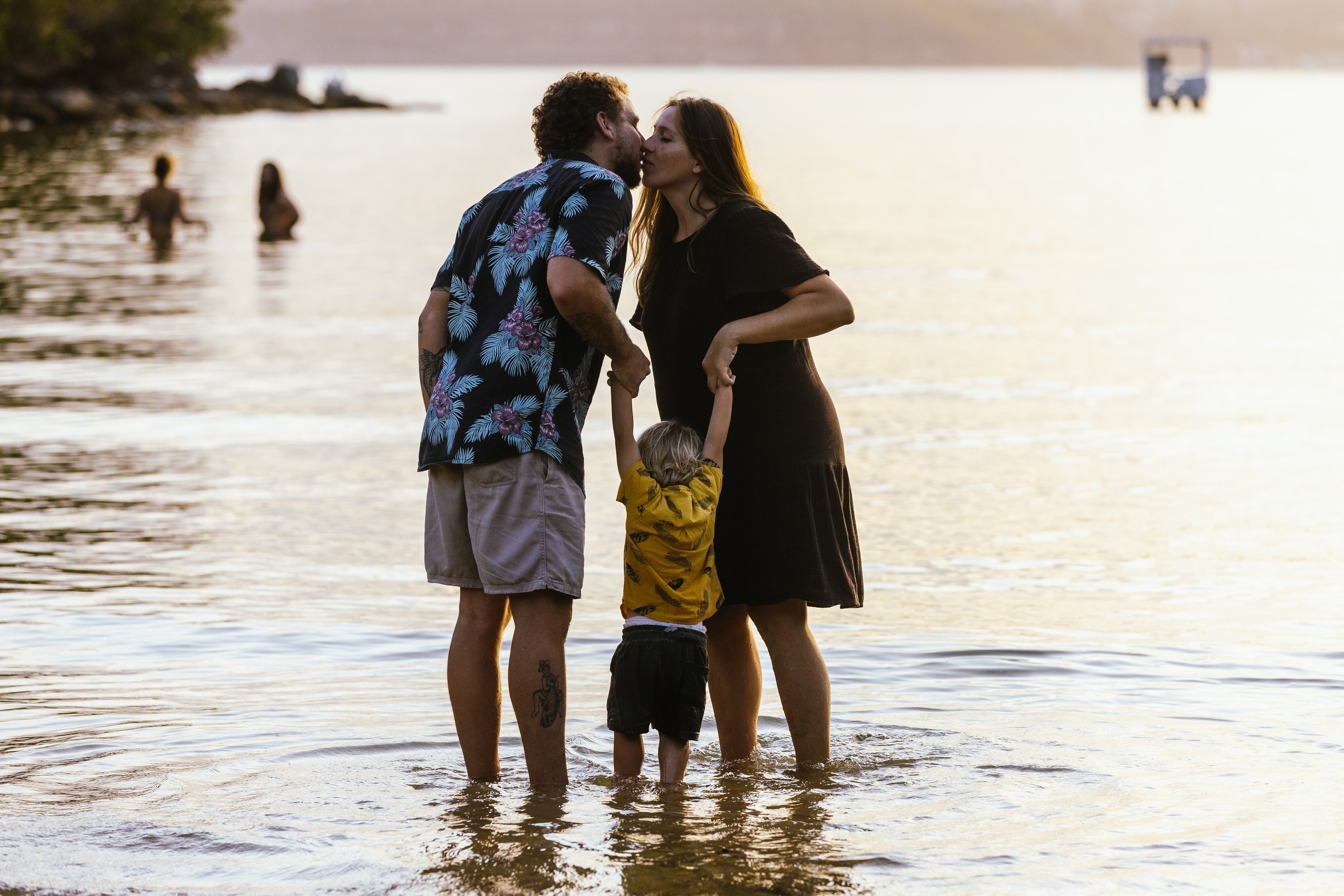 Evening photo session at @Collins Beach. True Story Photography