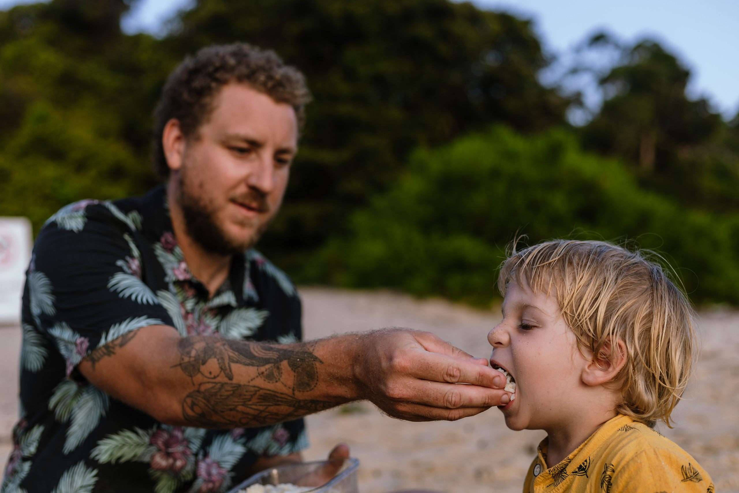 Evening photo session at @Collins Beach. True Story Photography