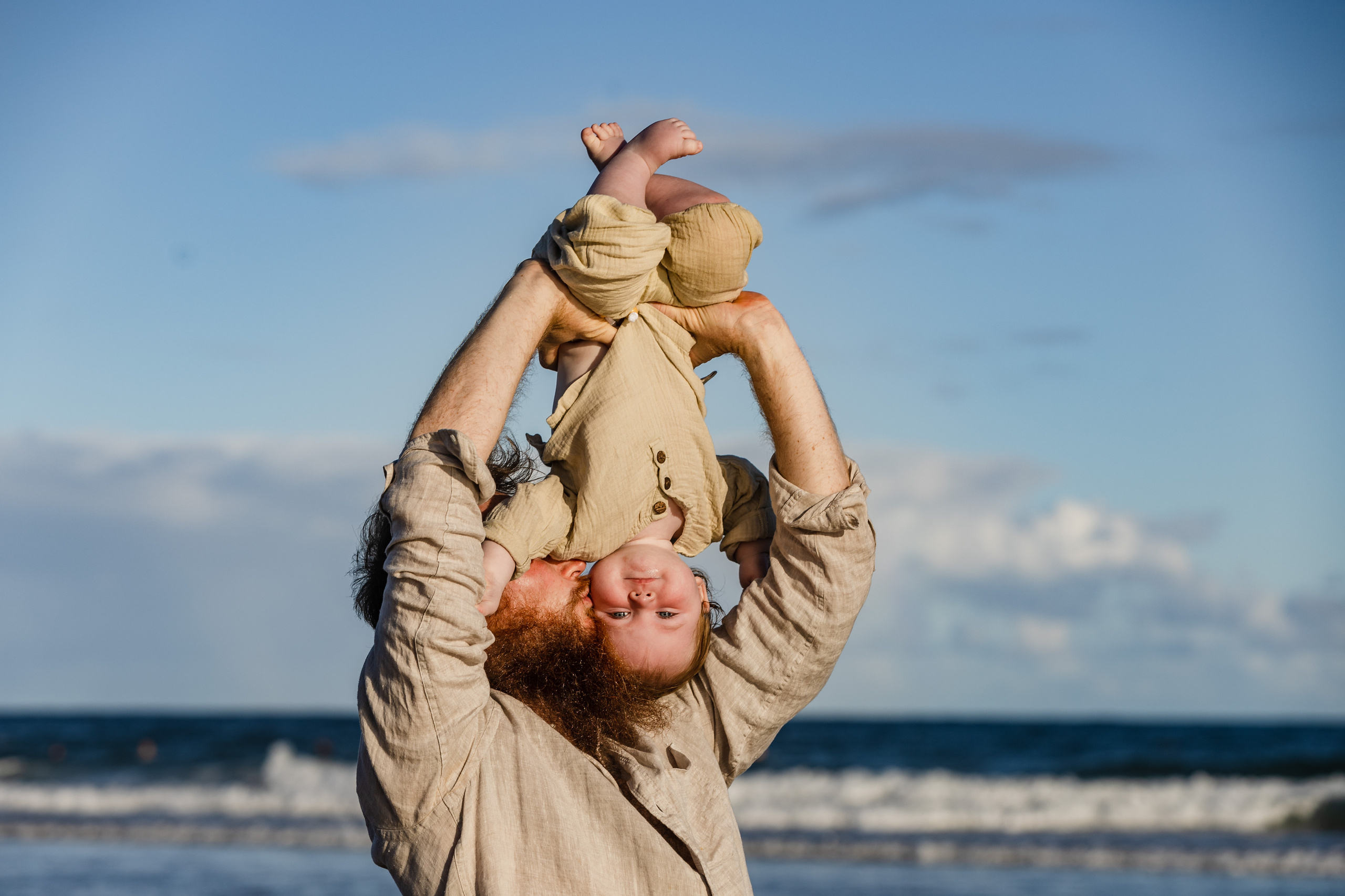 Sunset photo session @Curl Curl North Beach. True Story Photography
