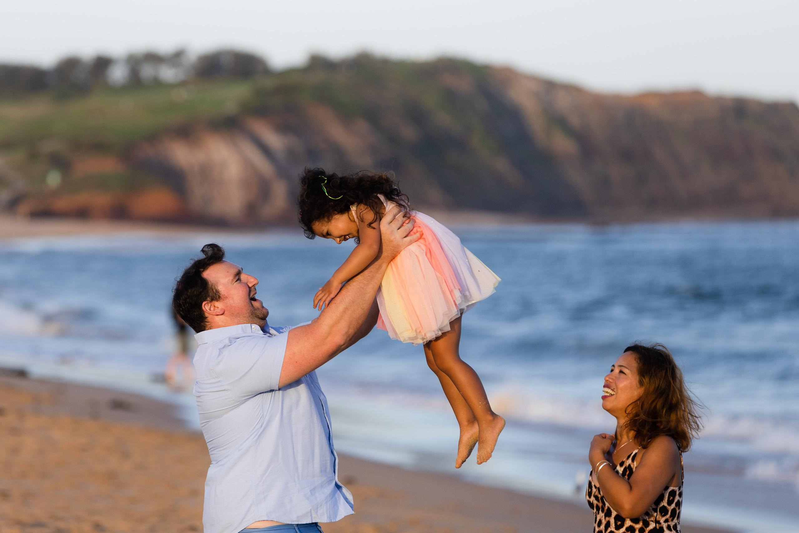 Golden hour photo session @Long Reef Beach. True Story Photography
