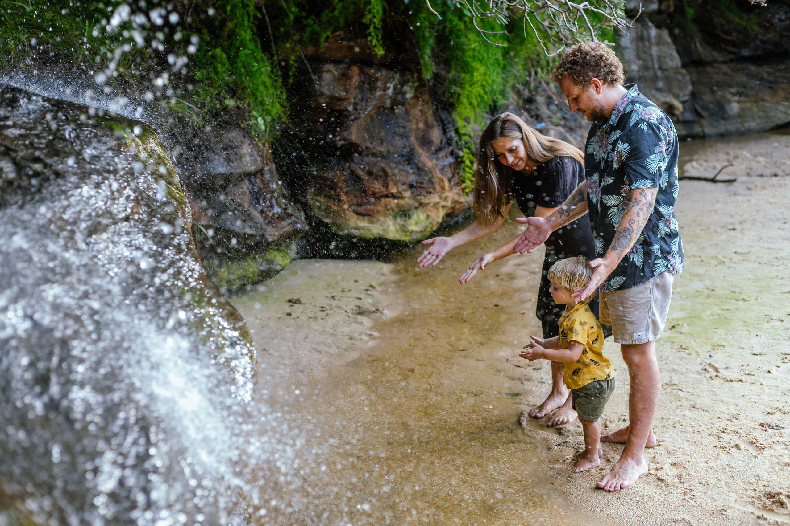 Evening photo session at @Collins Beach. True Story Photography