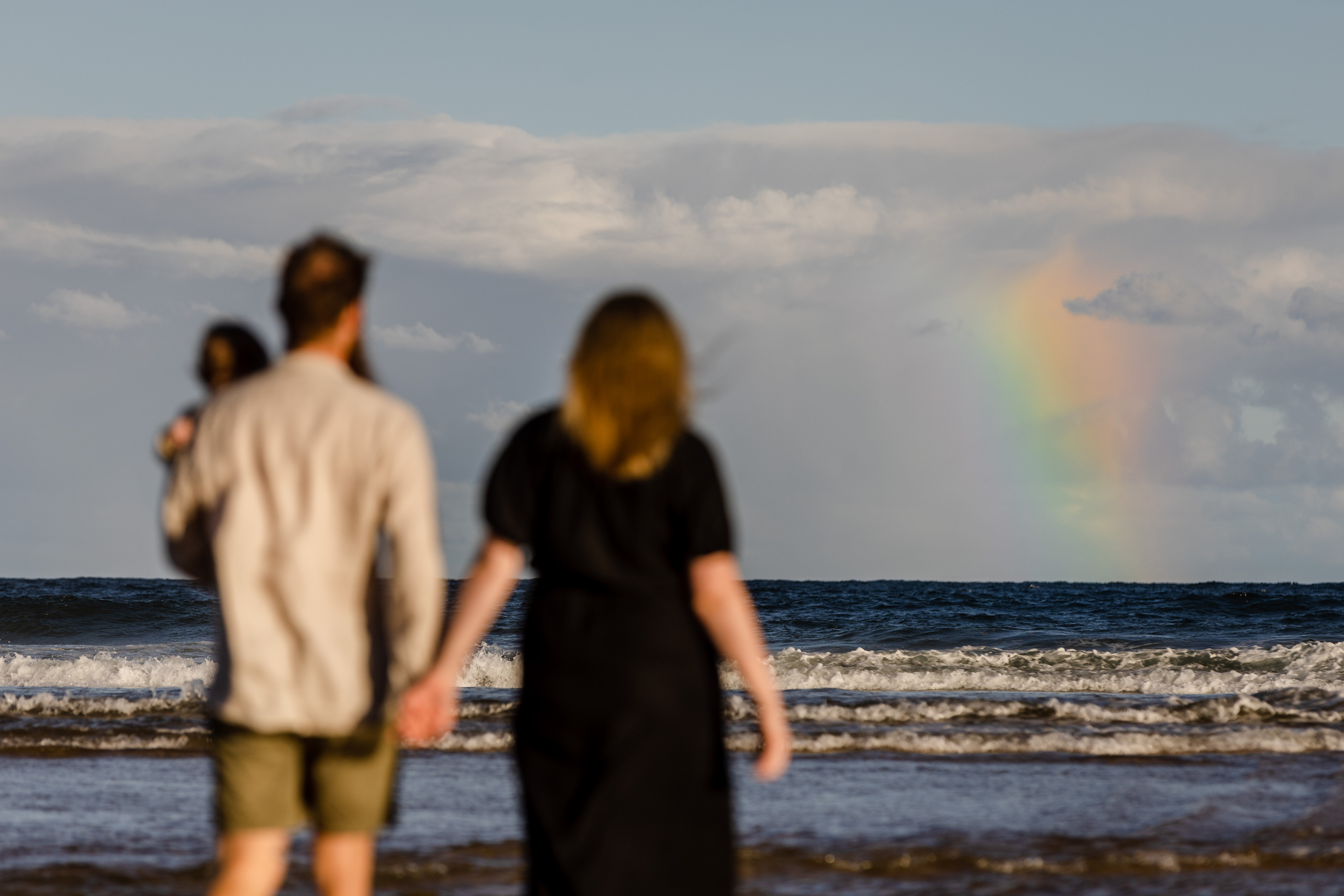 Sunset photo session @Curl Curl North Beach. True Story Photography