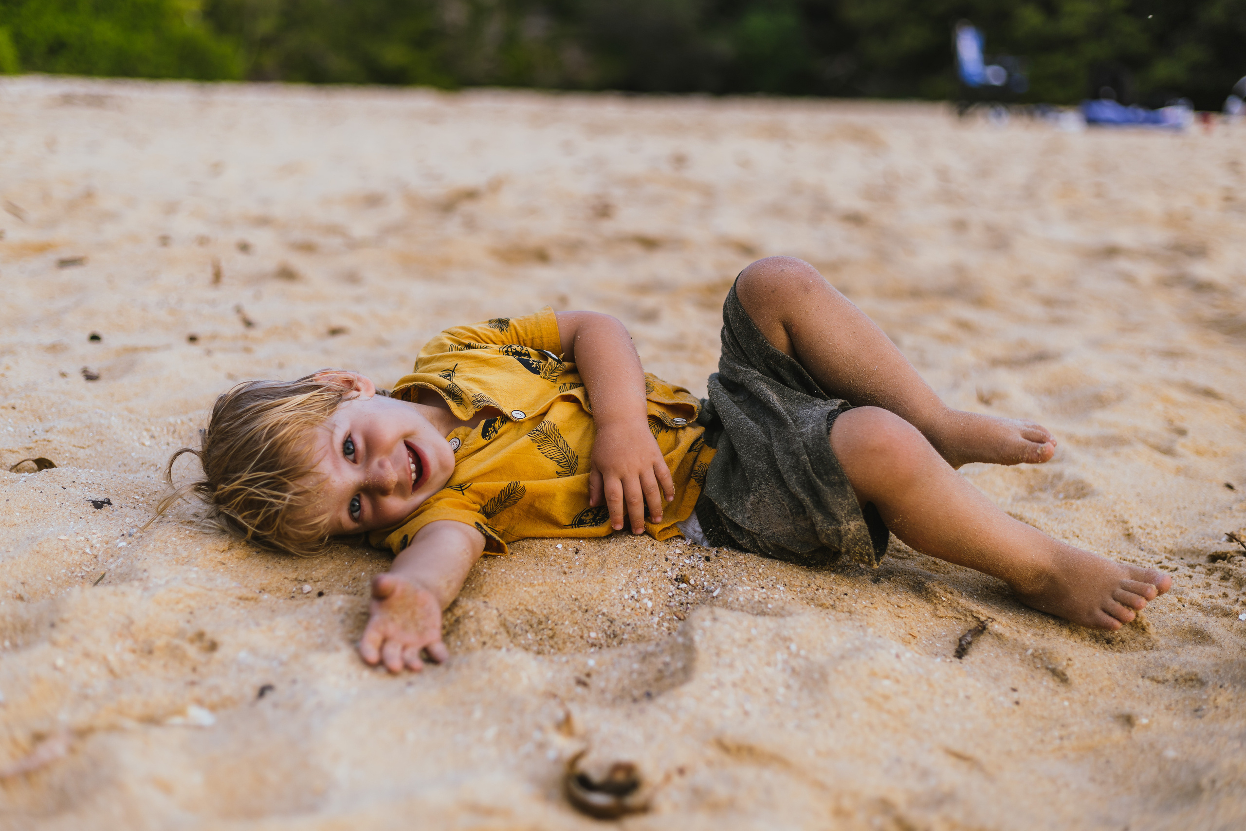 Evening photo session at @Collins Beach. True Story Photography
