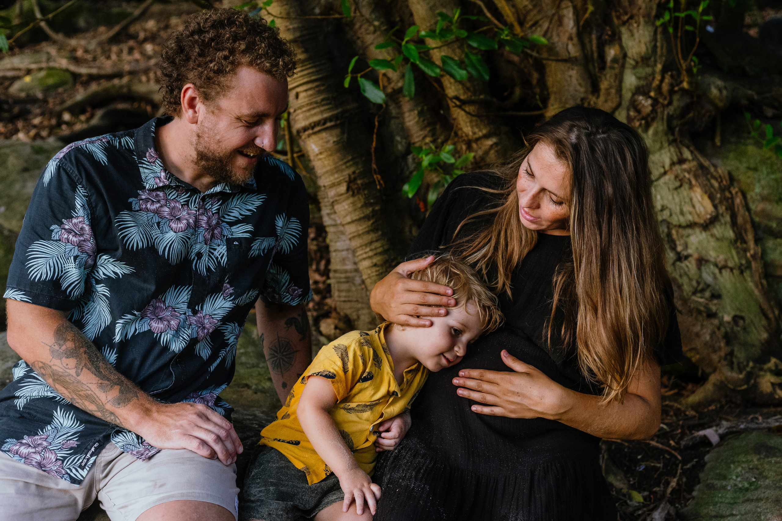 Evening photo session at @Collins Beach. True Story Photography