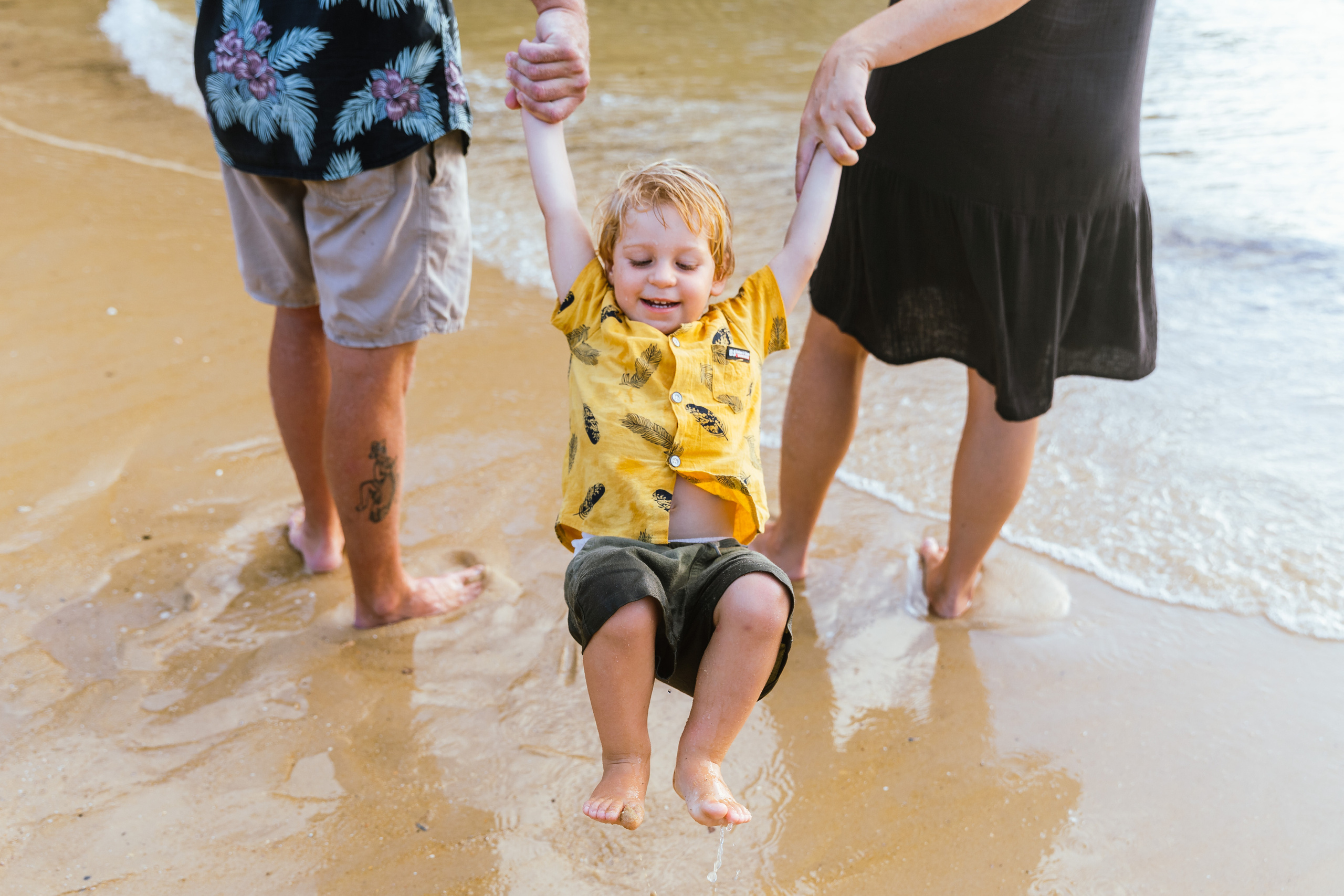 Evening photo session at @Collins Beach. True Story Photography