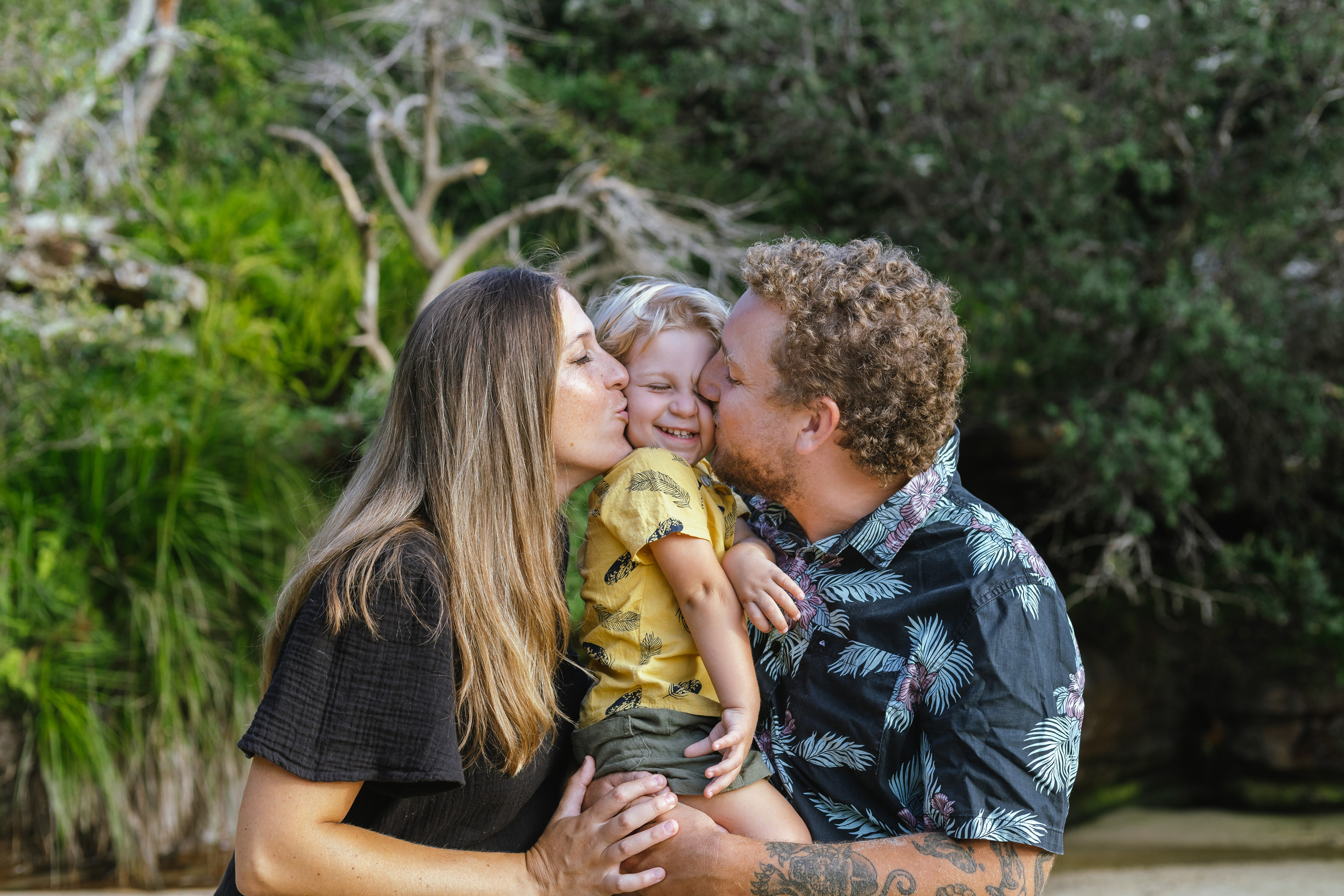 Evening photo session at @Collins Beach. True Story Photography