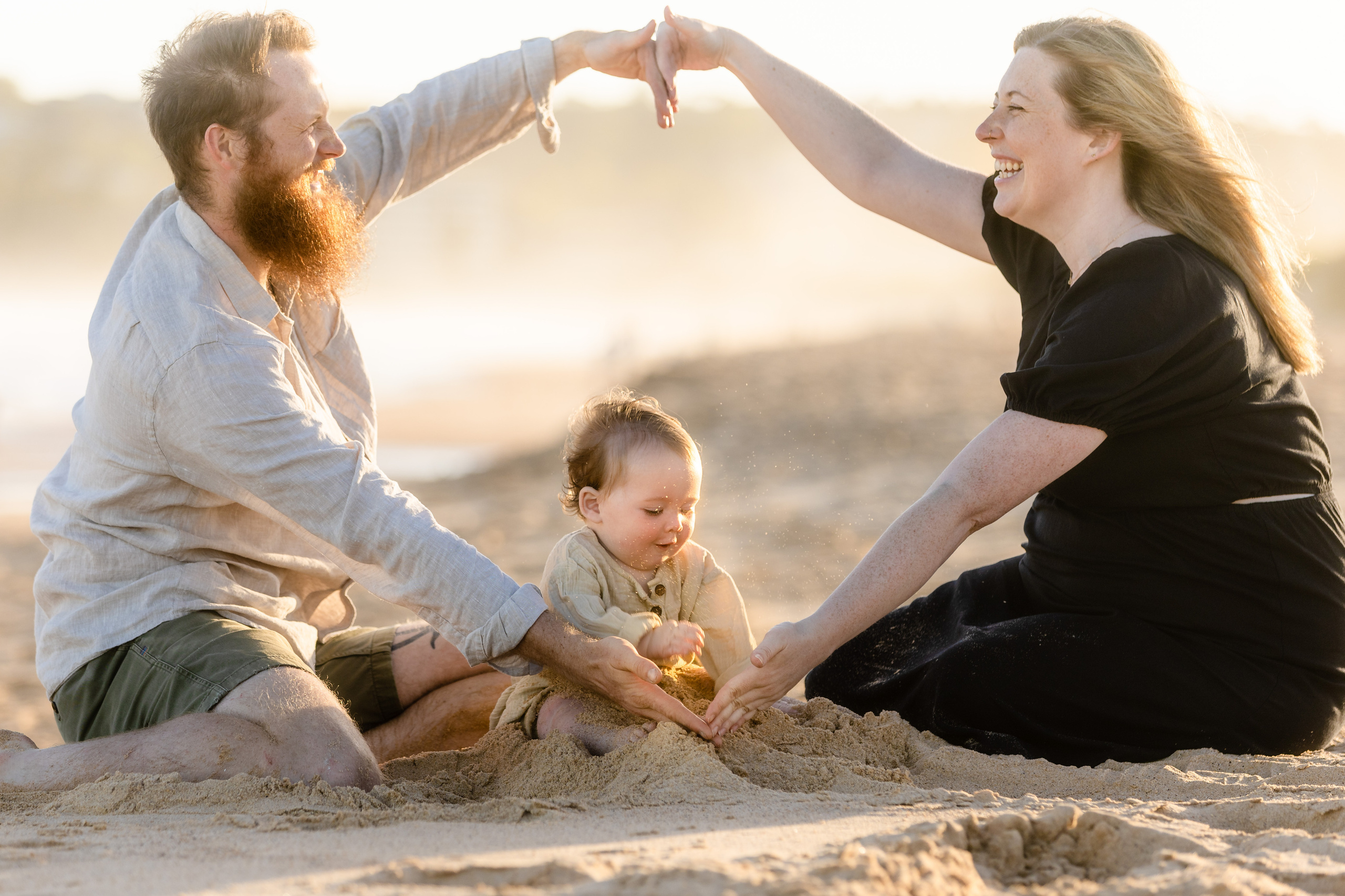 Sunset photo session @Curl Curl North Beach. True Story Photography