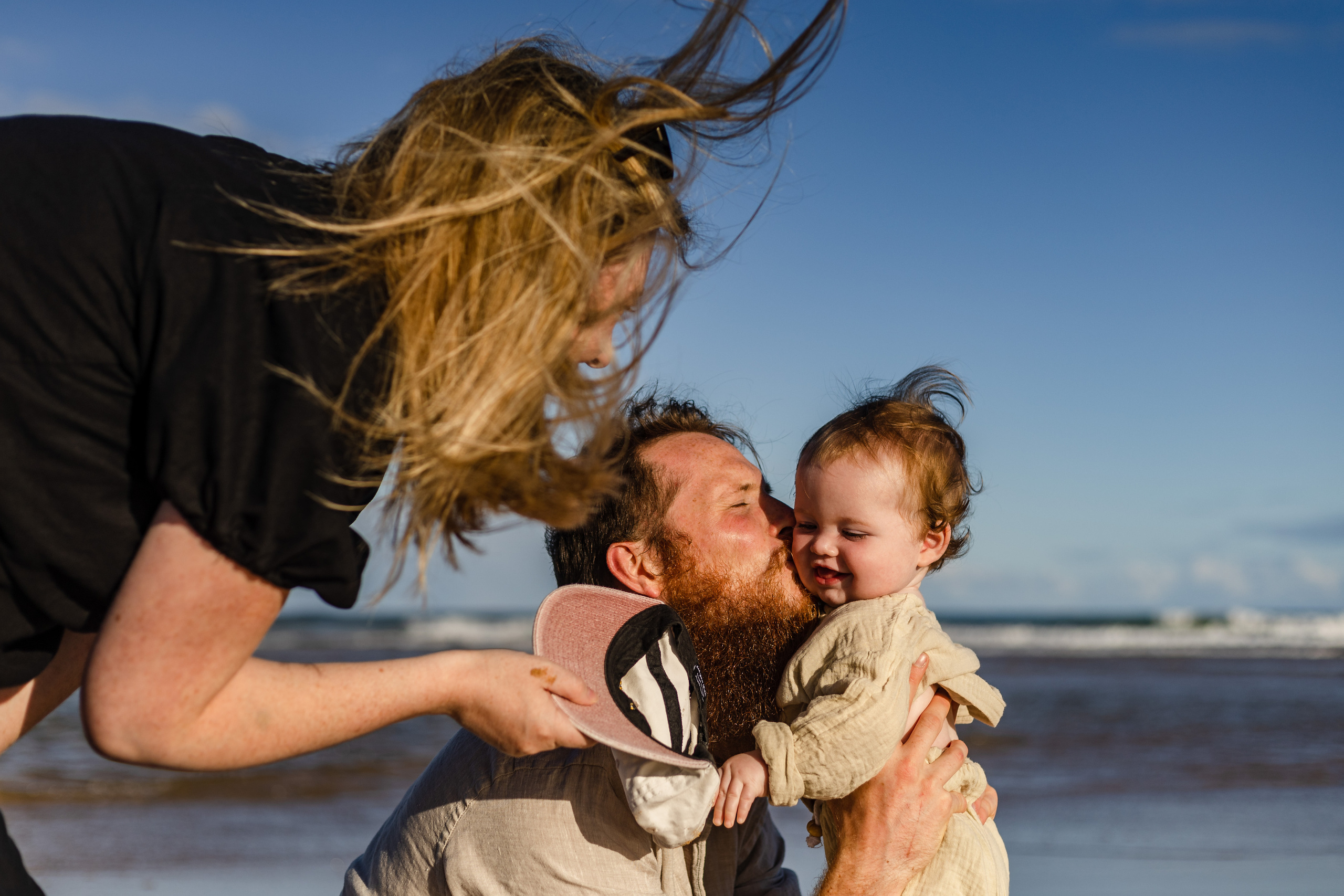 Sunset photo session @Curl Curl North Beach. True Story Photography