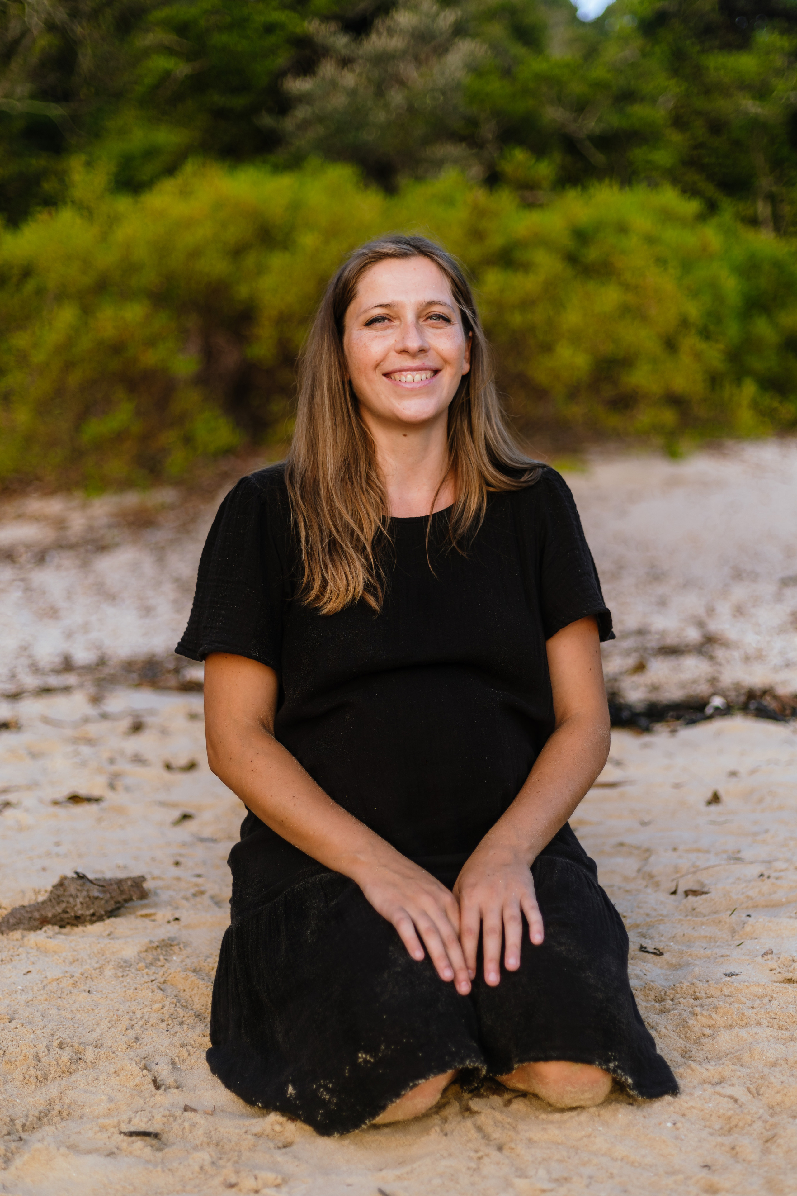 Evening photo session at @Collins Beach. True Story Photography